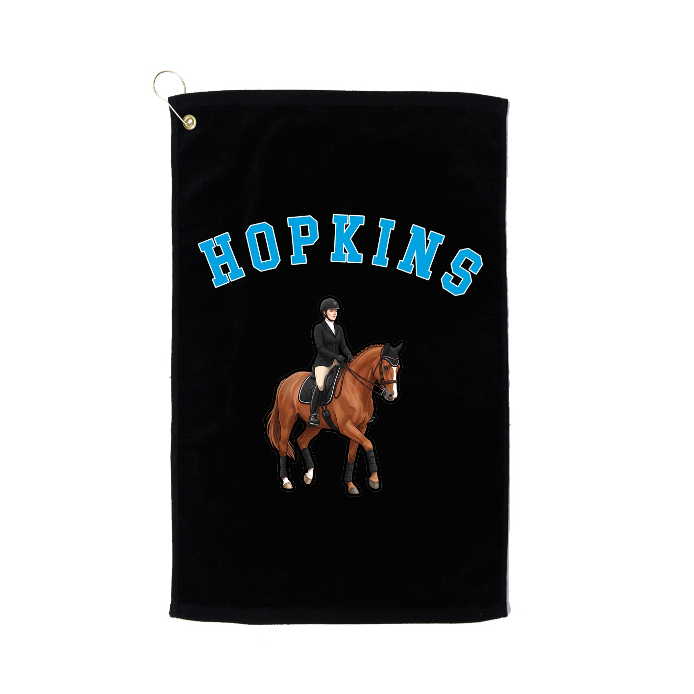 Golf Towel — Shirsey Arch in Black