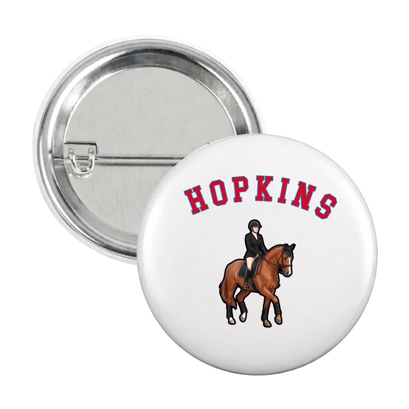Game Day Button — Shirsey Arch in White