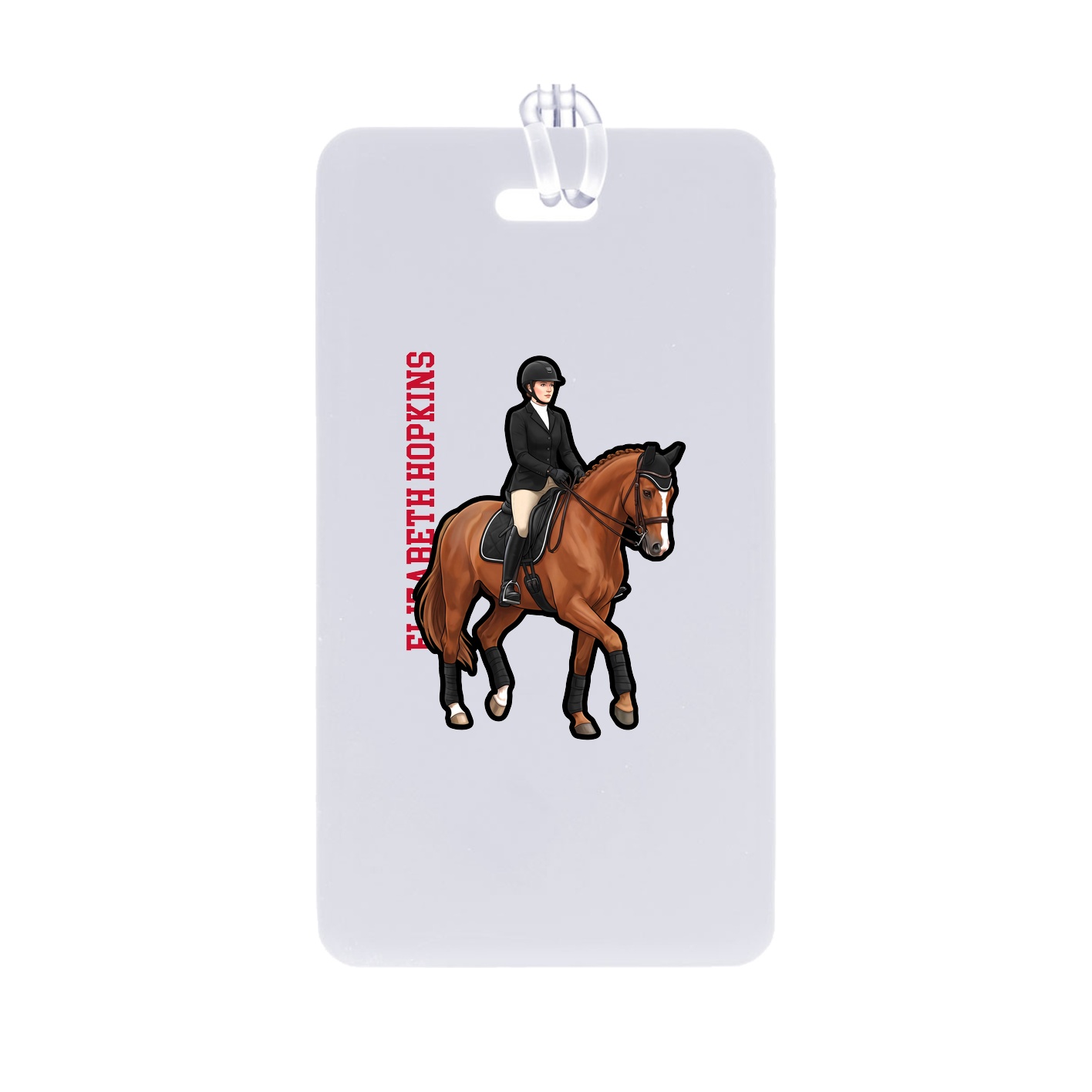 Bag Tag — Name Vertical in Classic