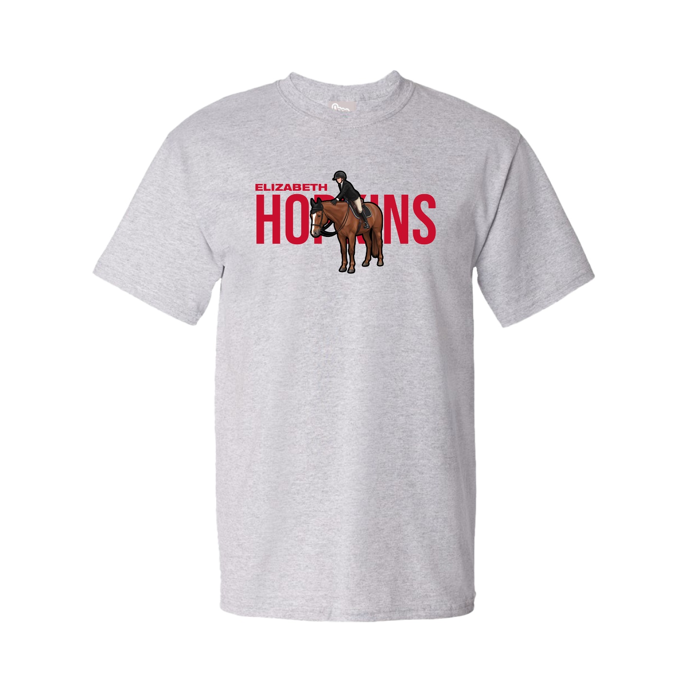 Youth Tee — Player Name in Grey
