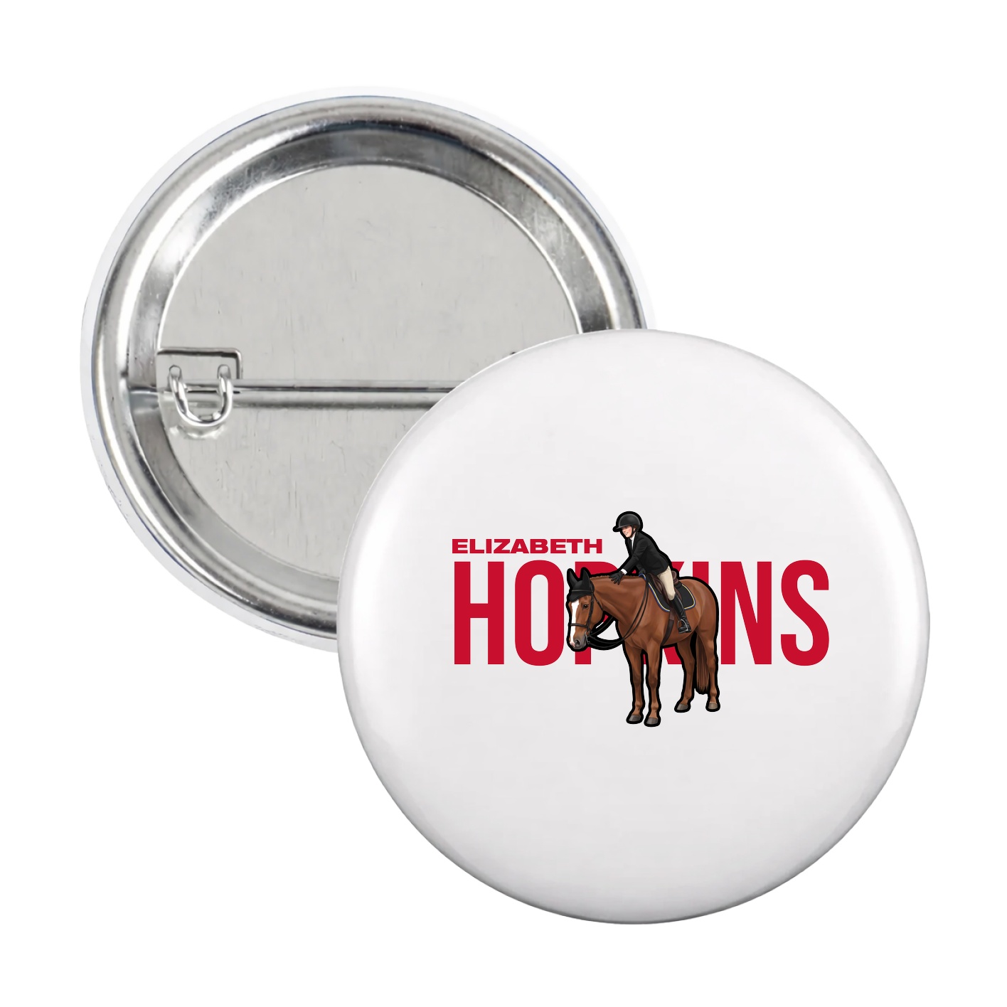 Game Day Button — Player Name in White