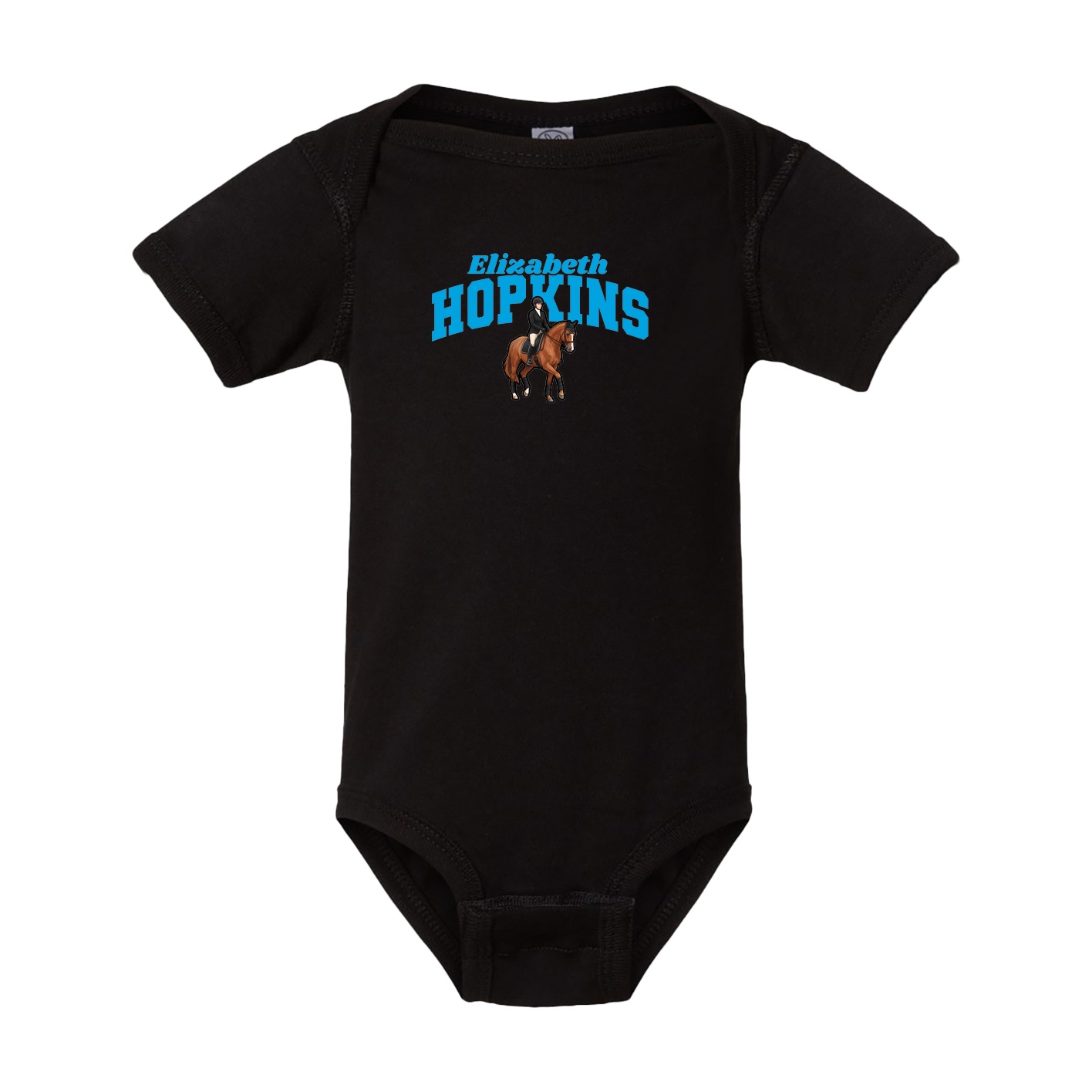 Baby Onesie — Signature Arch in Black