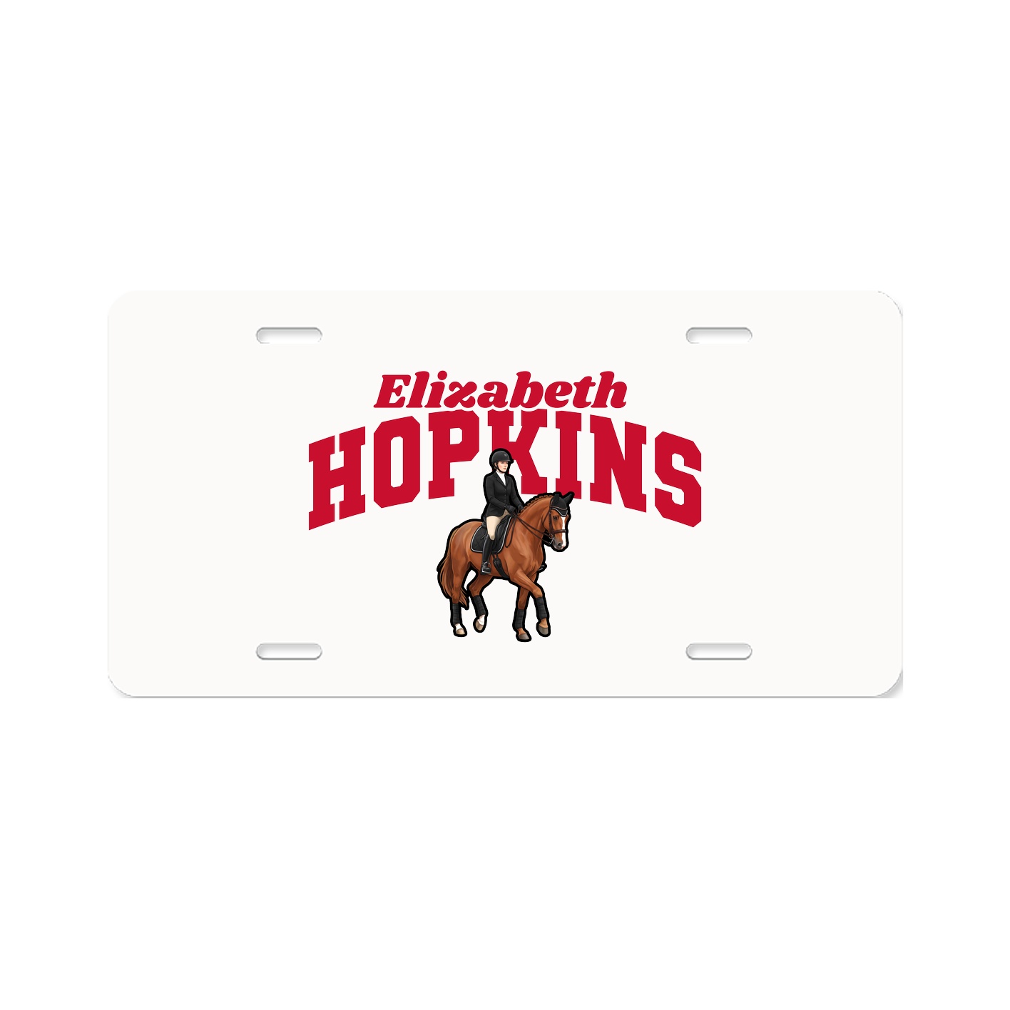 License Plate — Signature Arch in Classic