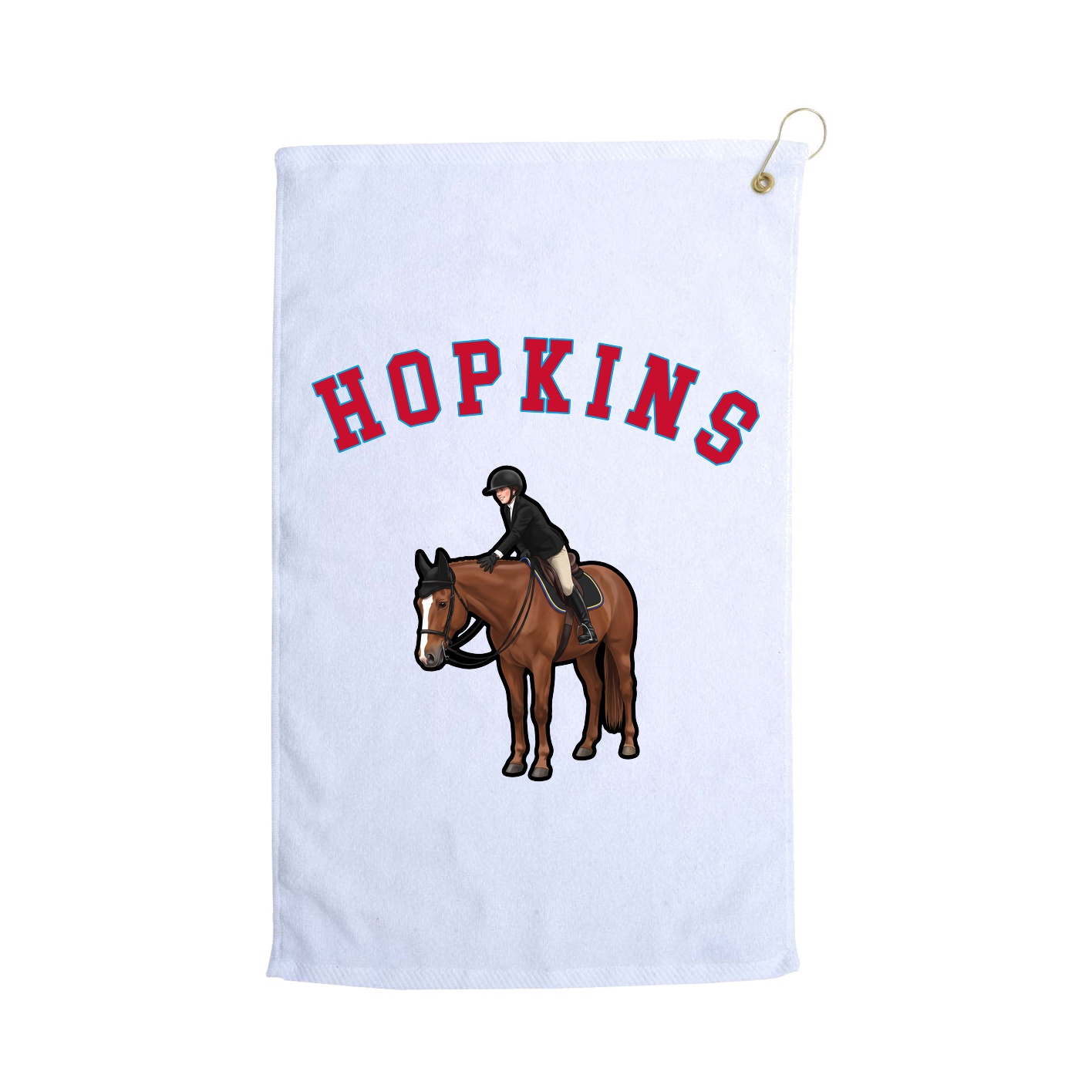 Golf Towel — Shirsey Arch in White