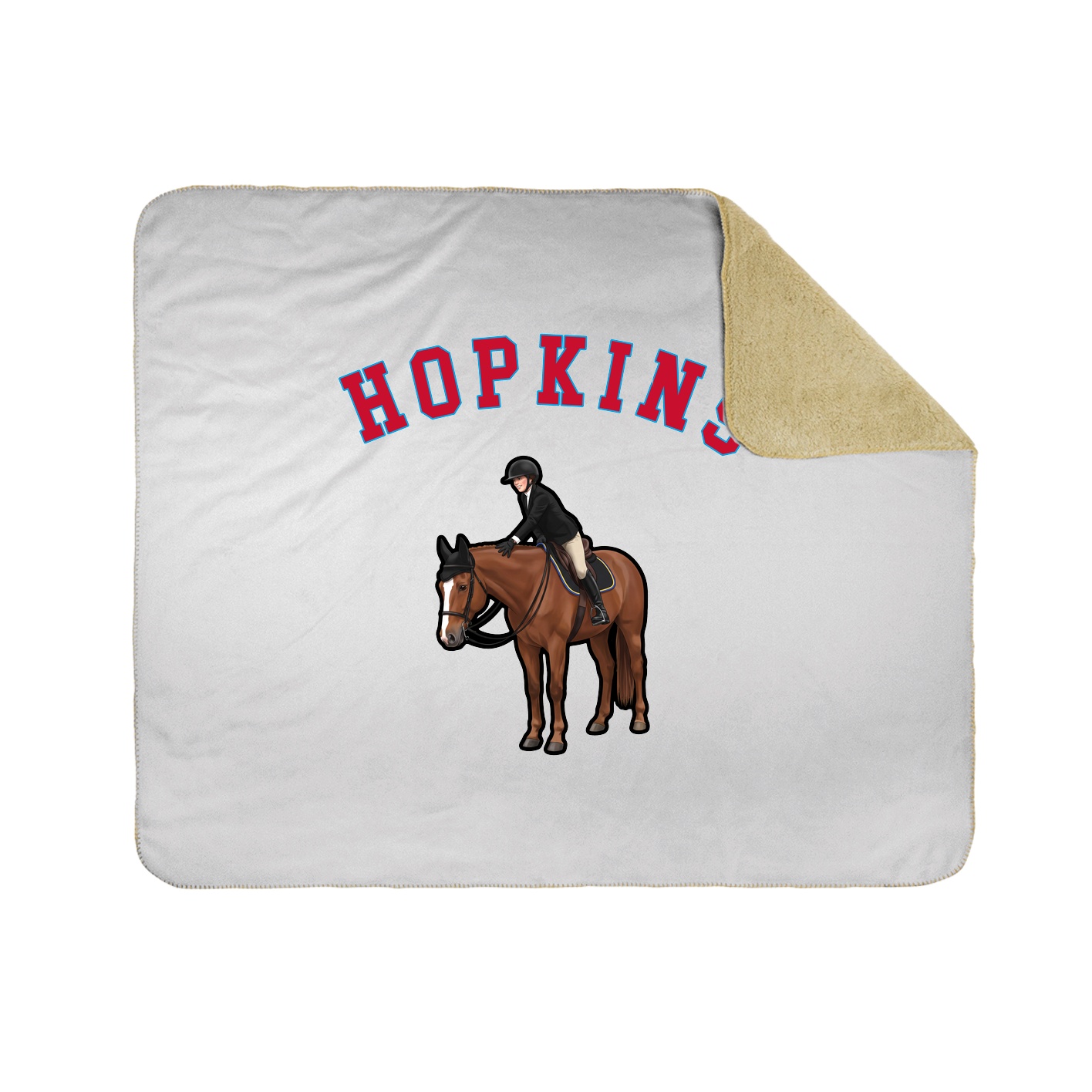 Throw Blanket — Shirsey Arch in White