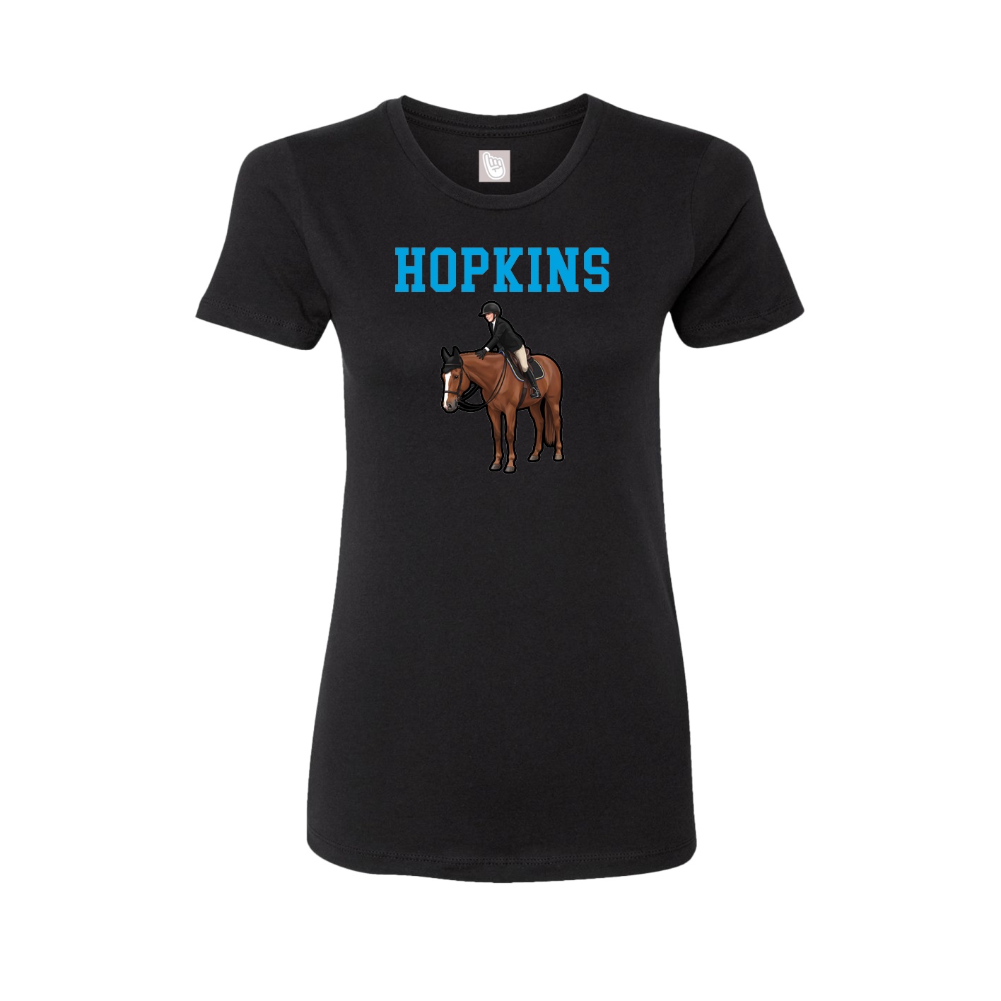Fitted Women's Tee — Shirsey in Black