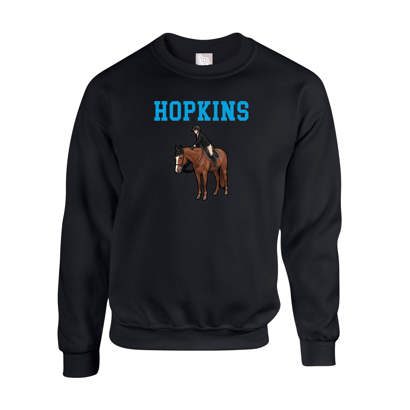 Fleece Crew — Shirsey in Black