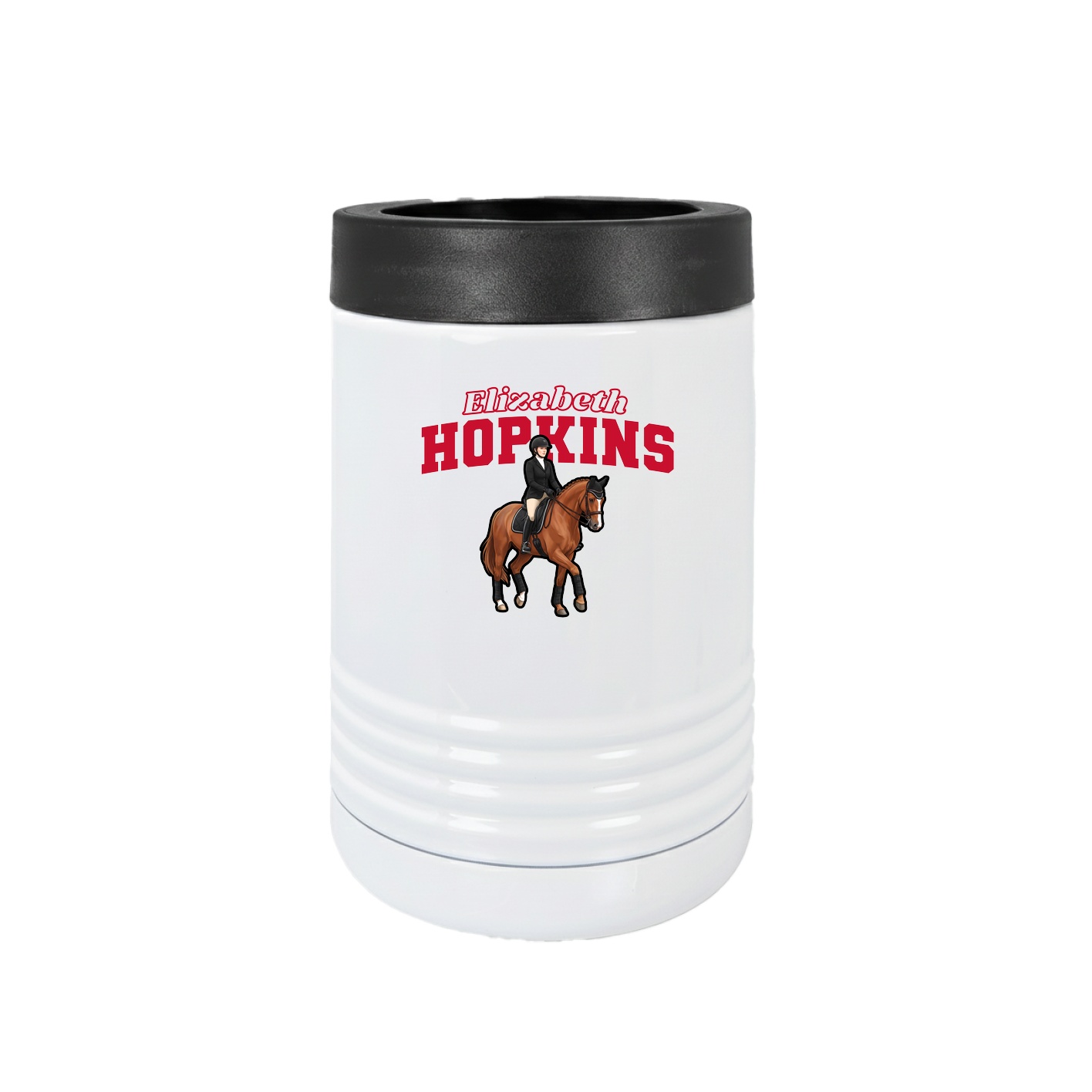 Beverage Holder — Name Arch in White