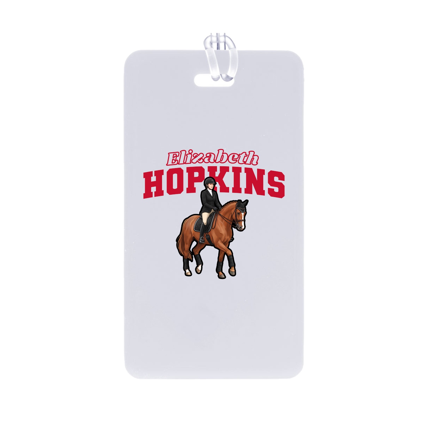 Bag Tag — Name Arch in Classic