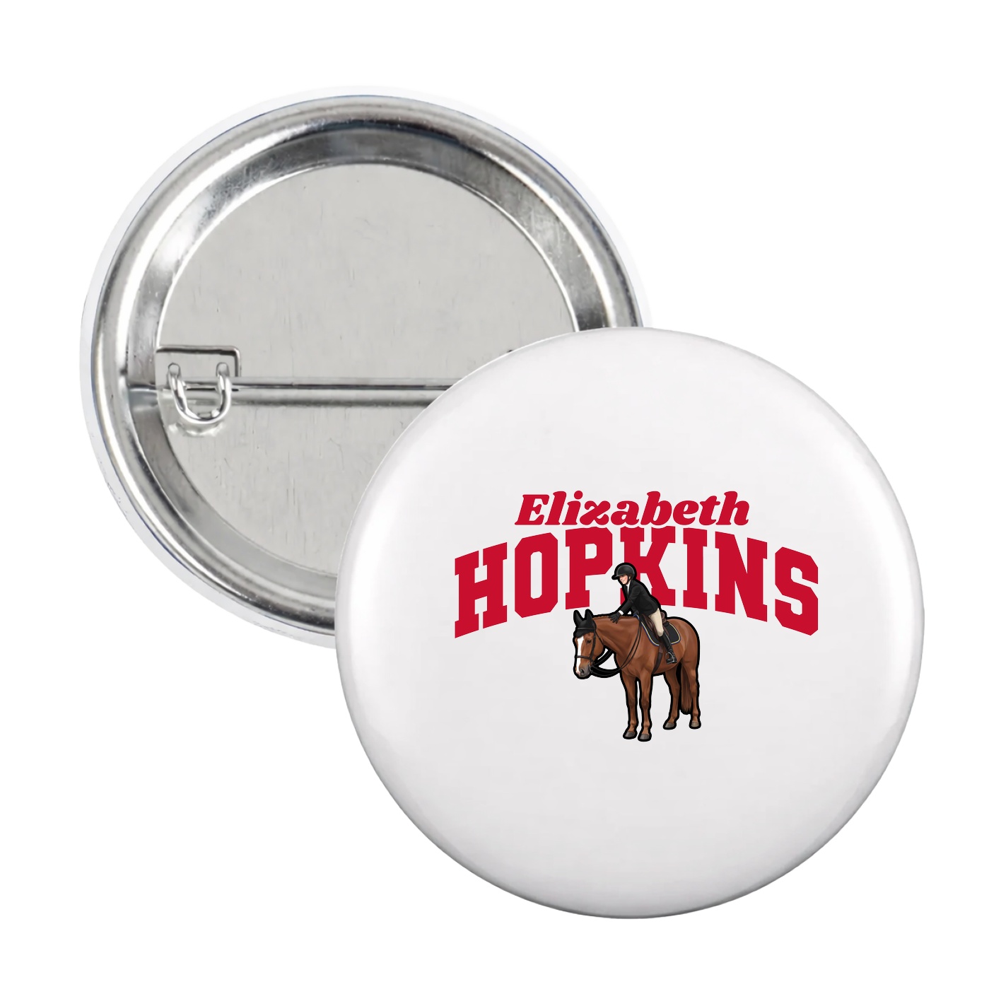Game Day Button — Signature Arch in White