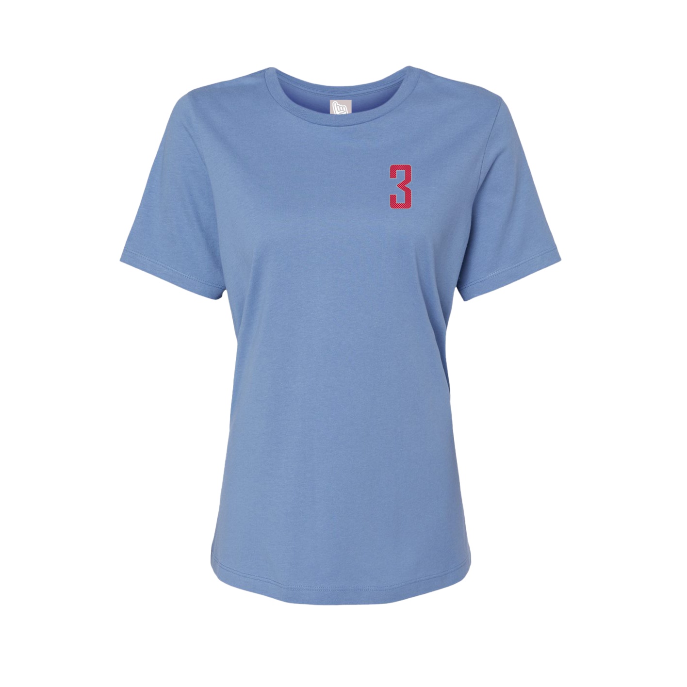 Womens Tee — Front Shirsy in Powder Blue