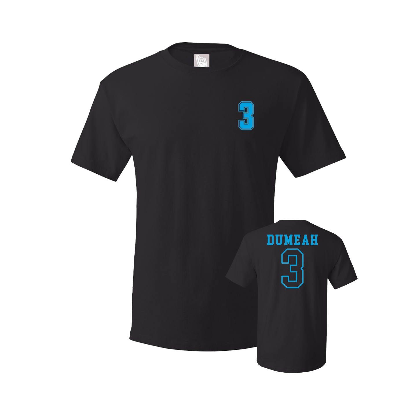 Youth Tee — Chest Back in Black