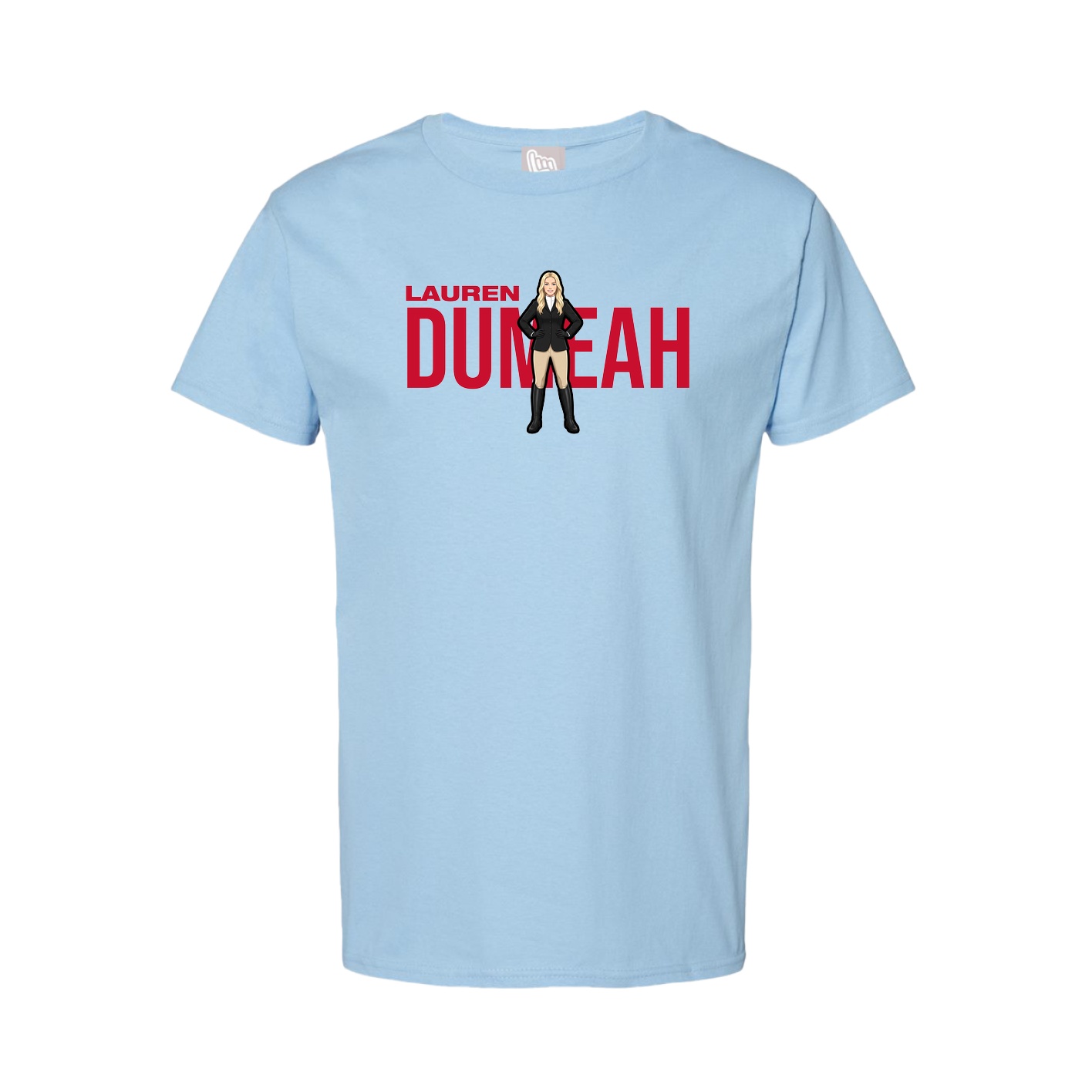 Tee — Player Name in Light Blue