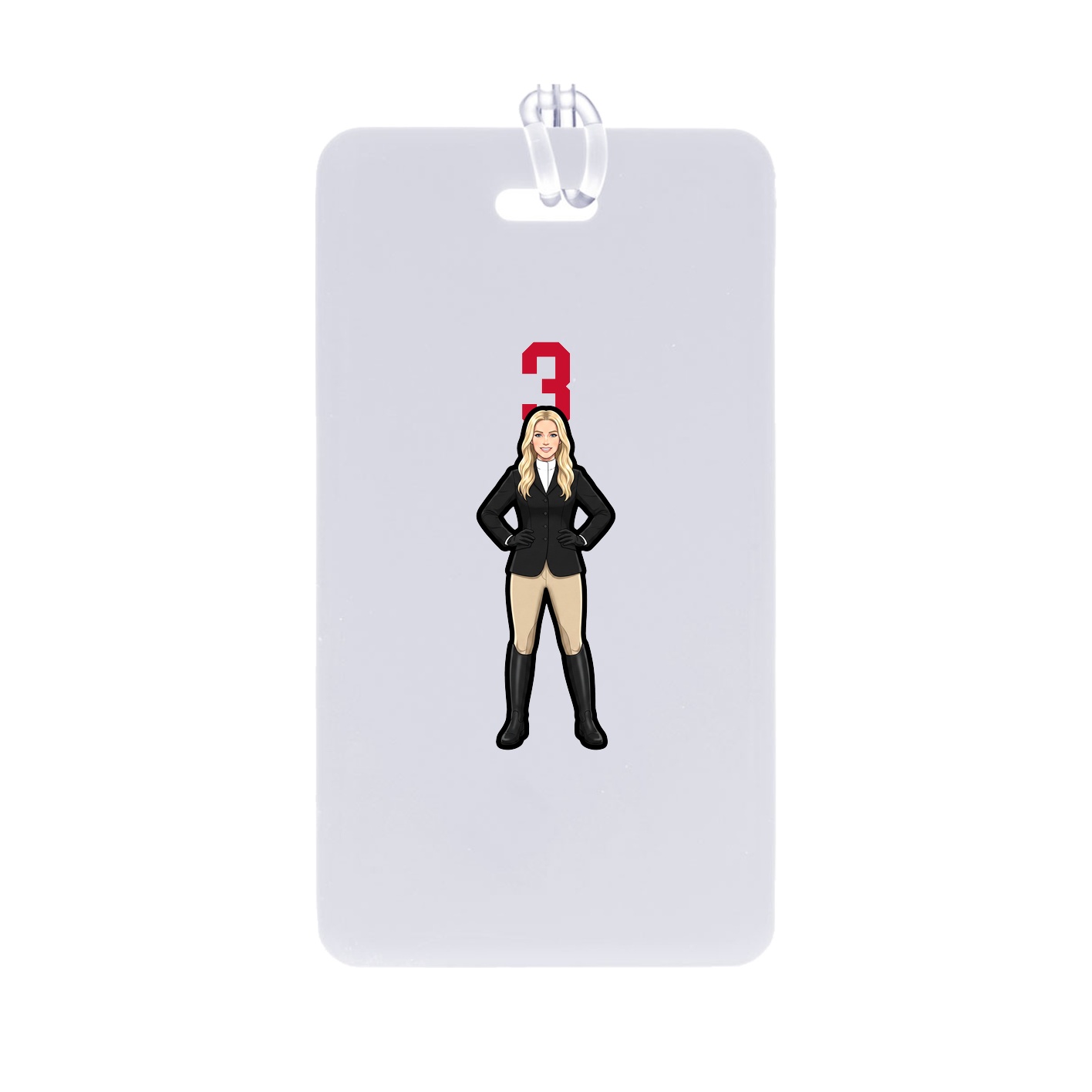 Bag Tag — Number Top in Classic