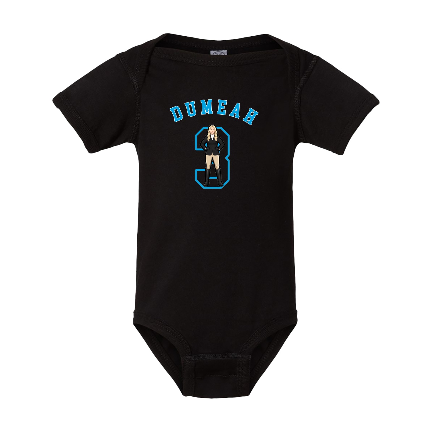 Baby Onesie — Shirsey Arch in Black