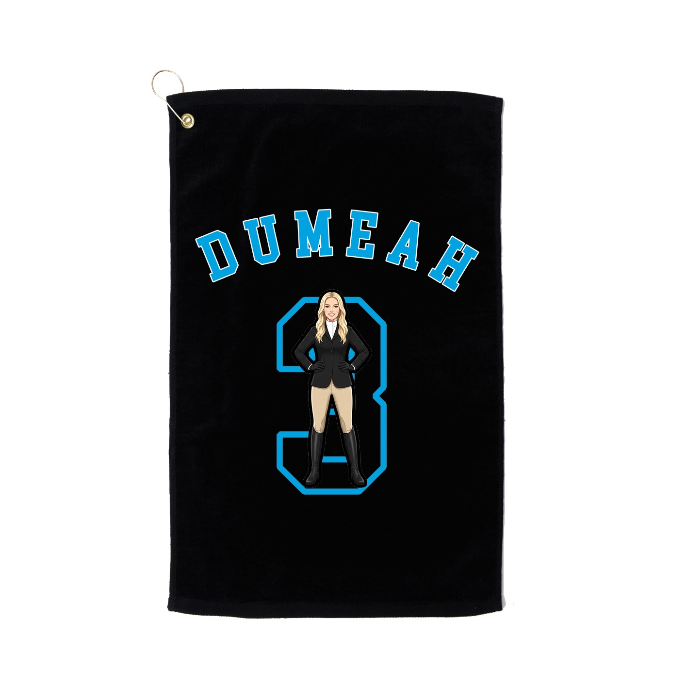 Golf Towel — Shirsey Arch in Black