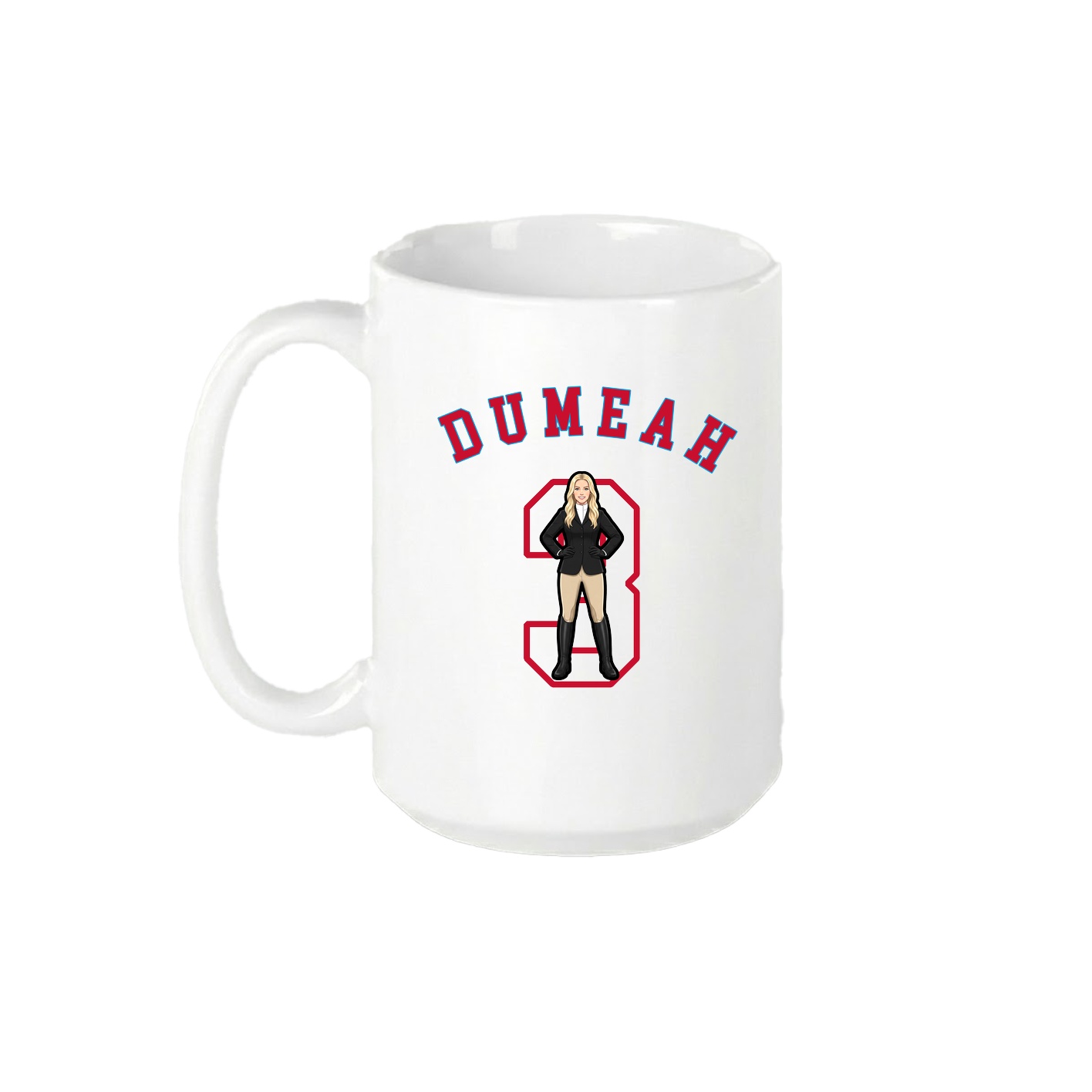 15oz Coffee Mug — Shirsey Arch in White