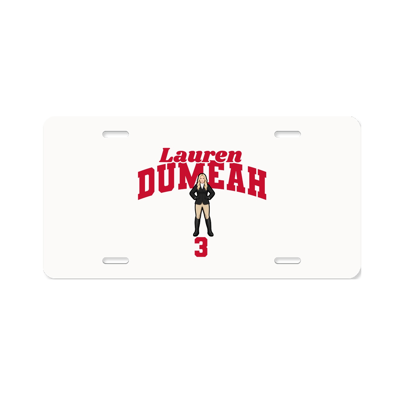 License Plate — Signature Arch in Classic