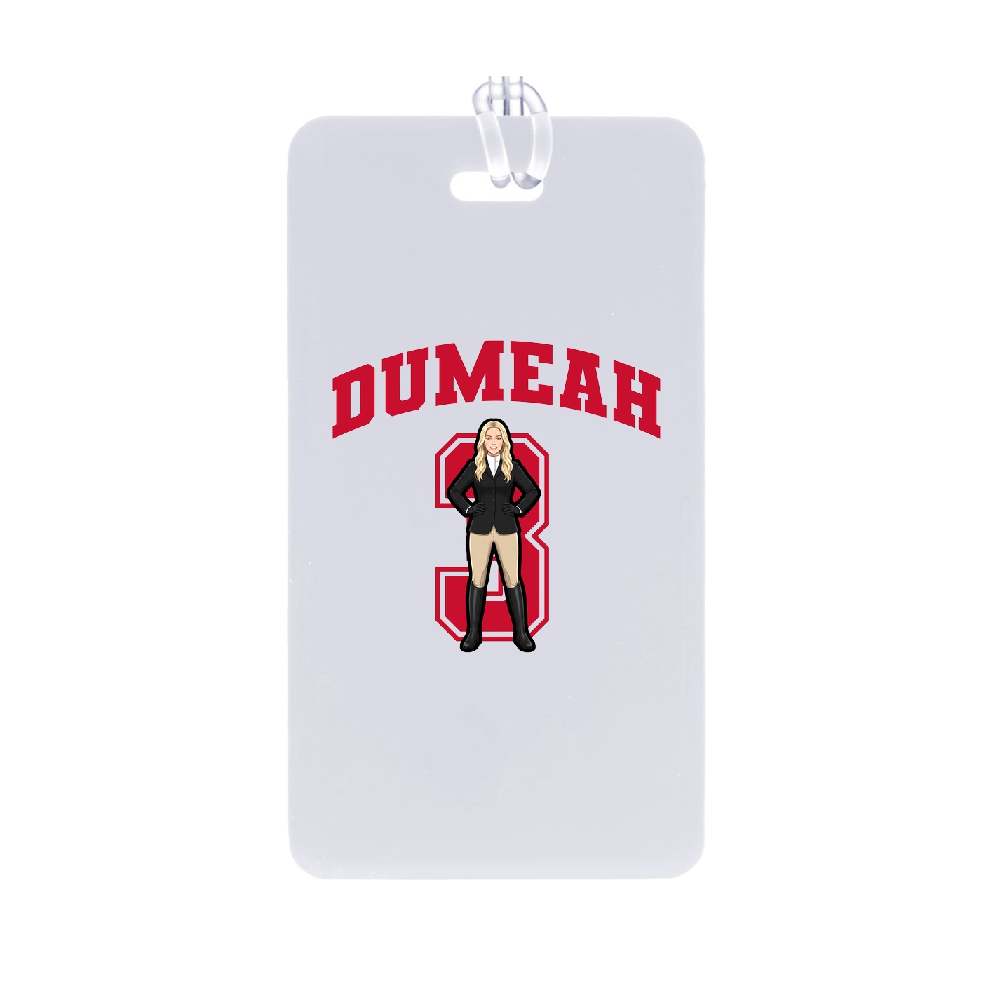 Bag Tag — Number in Classic