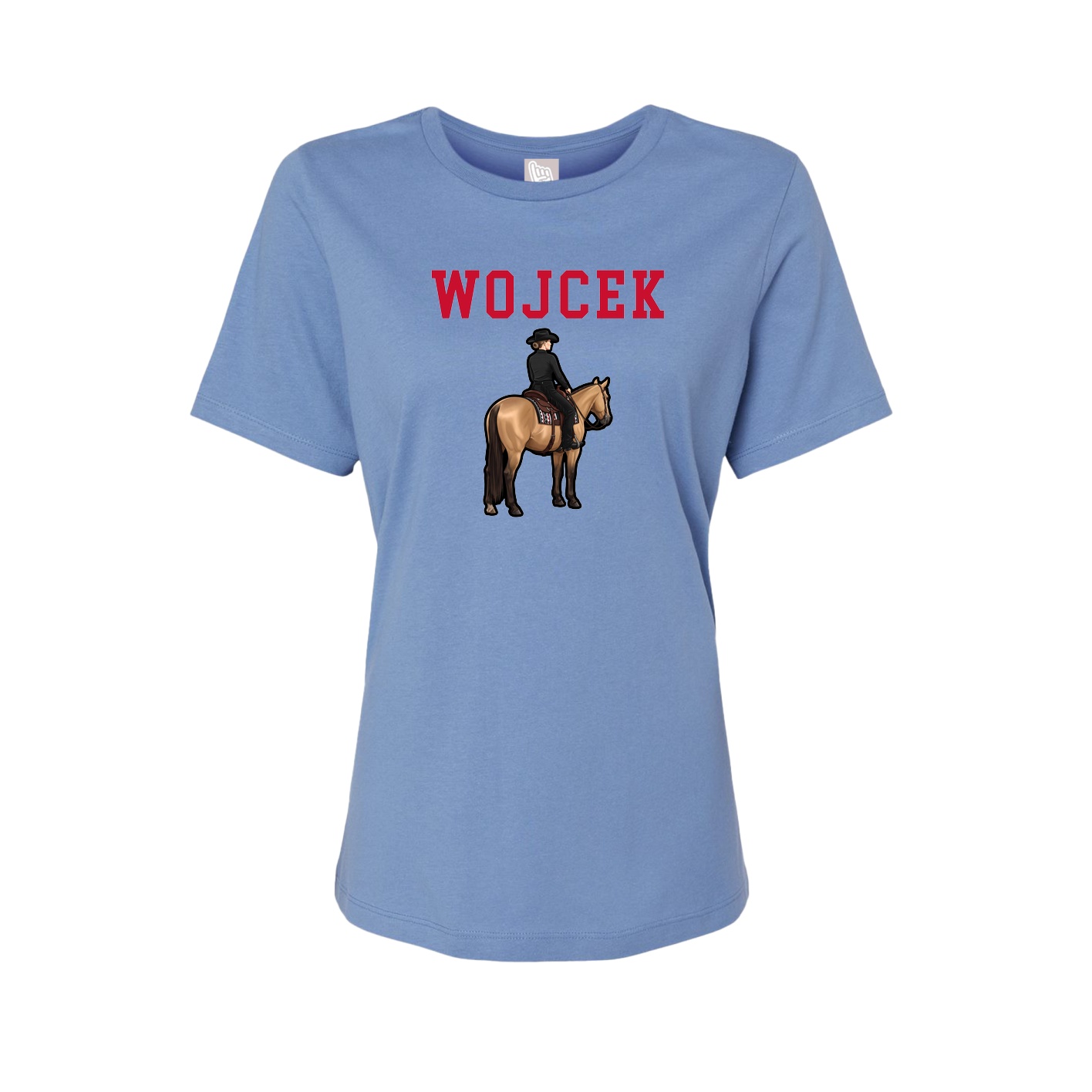 Fitted Women's Tee — Shirsey in Powder Blue