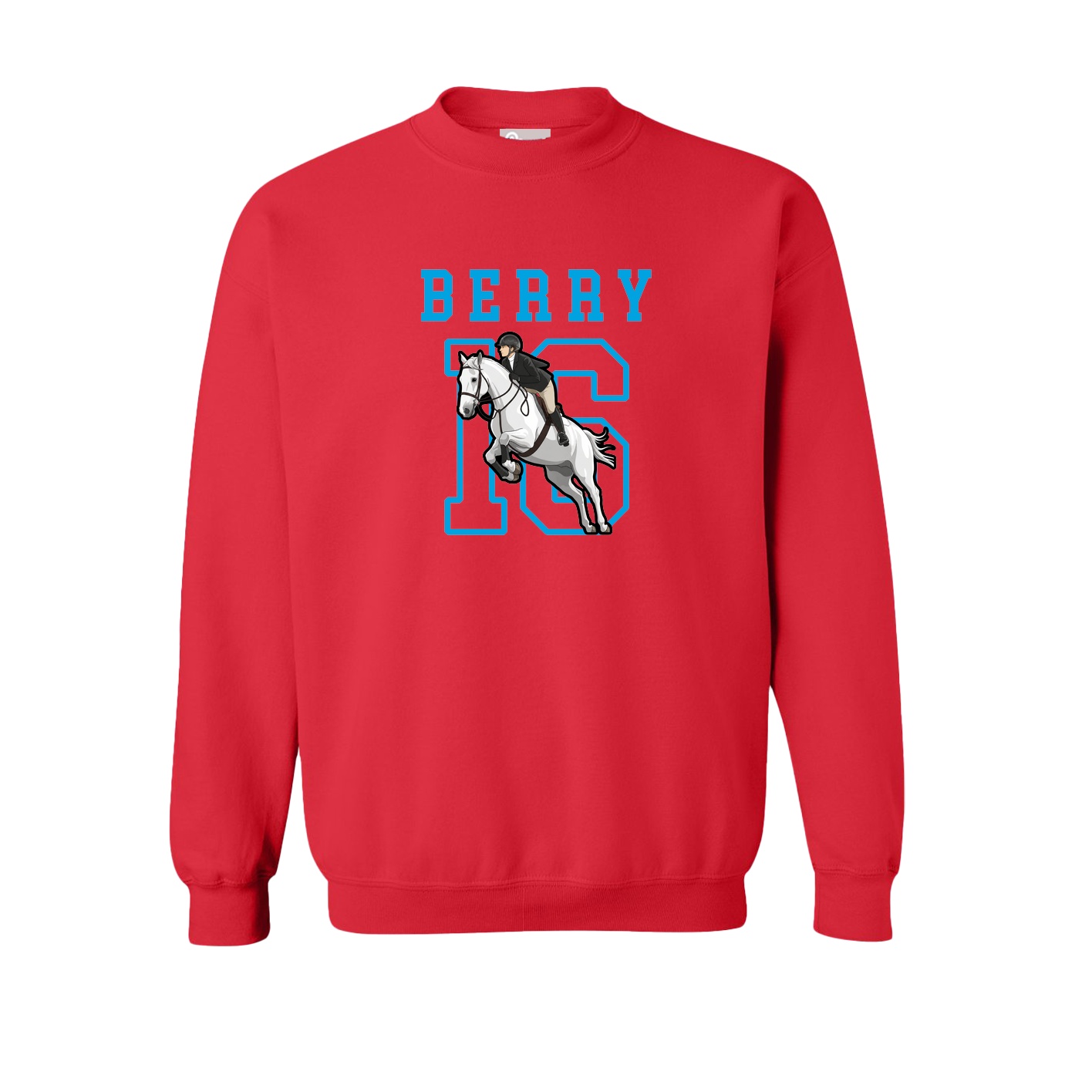Fleece Crew — Shirsey in Red