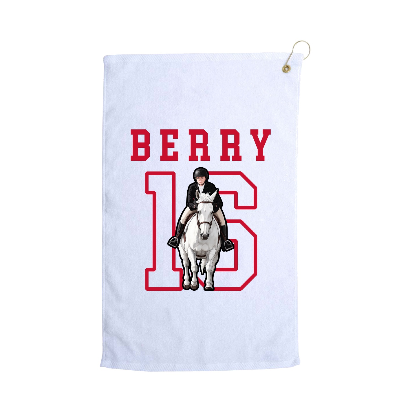 Golf Towel — Shirsey in White