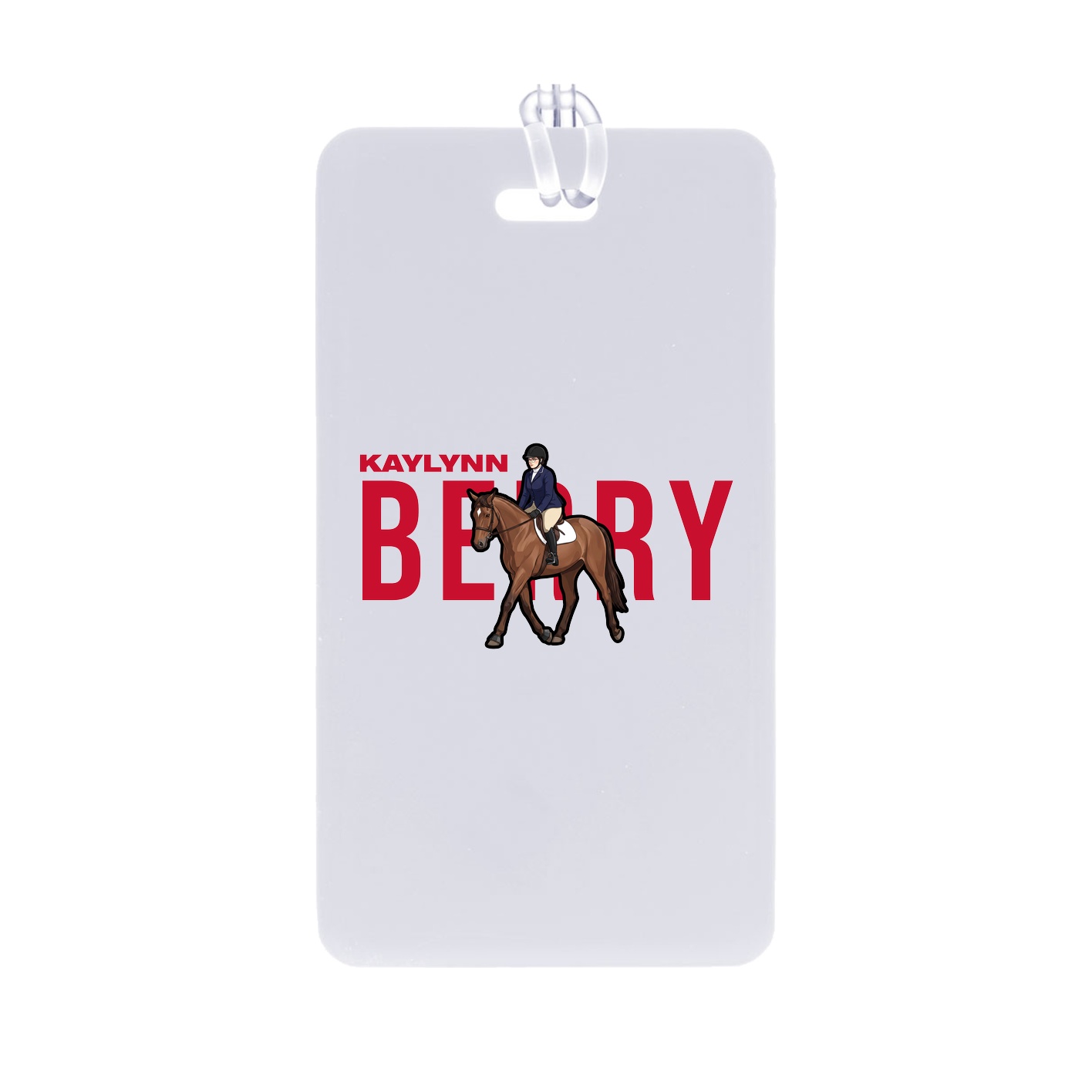 Bag Tag — Player Name in Classic