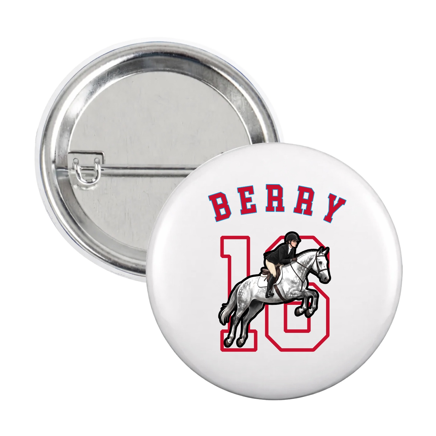 Game Day Button — Shirsey Arch in White