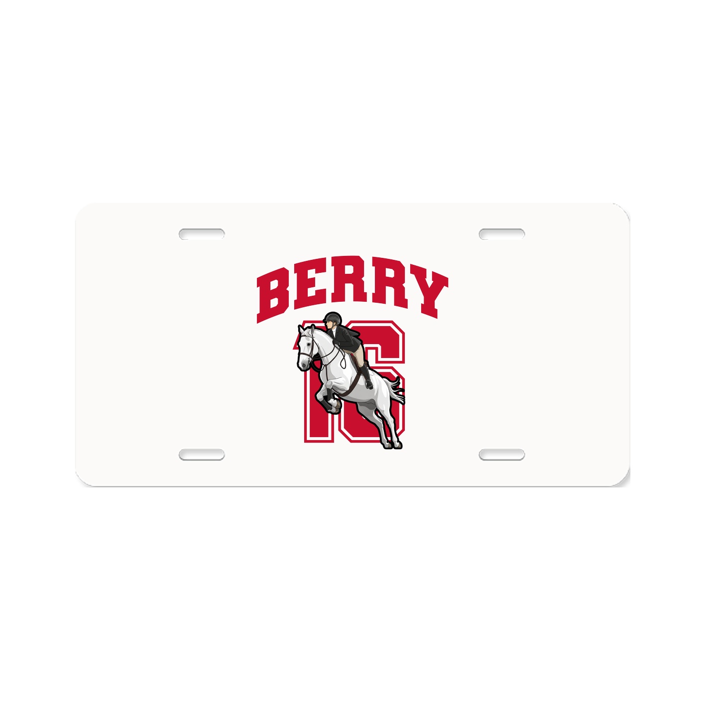 License Plate — Number in Classic