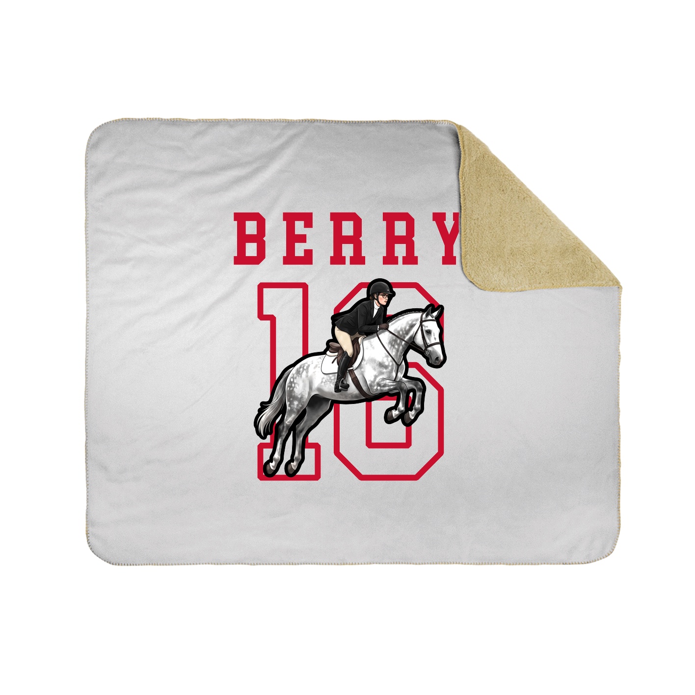 Throw Blanket — Shirsey in White