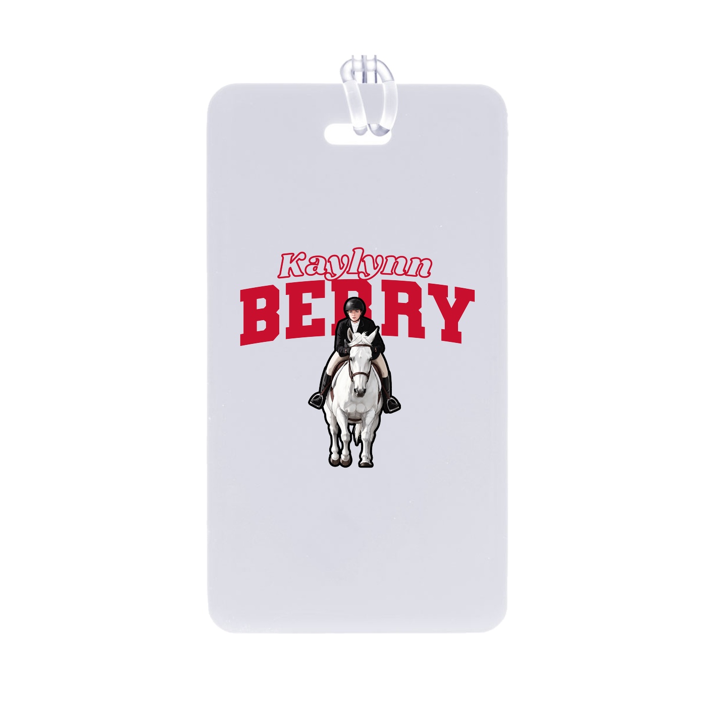 Bag Tag — Name Arch in Classic