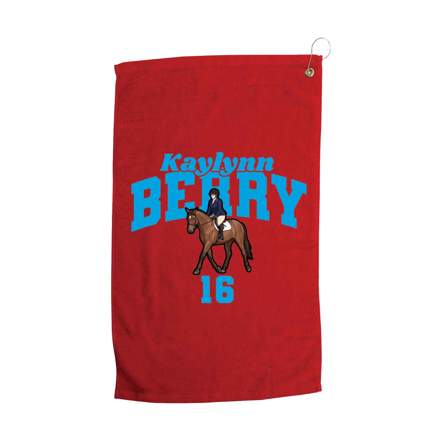 Golf Towel — Signature Arch in Red
