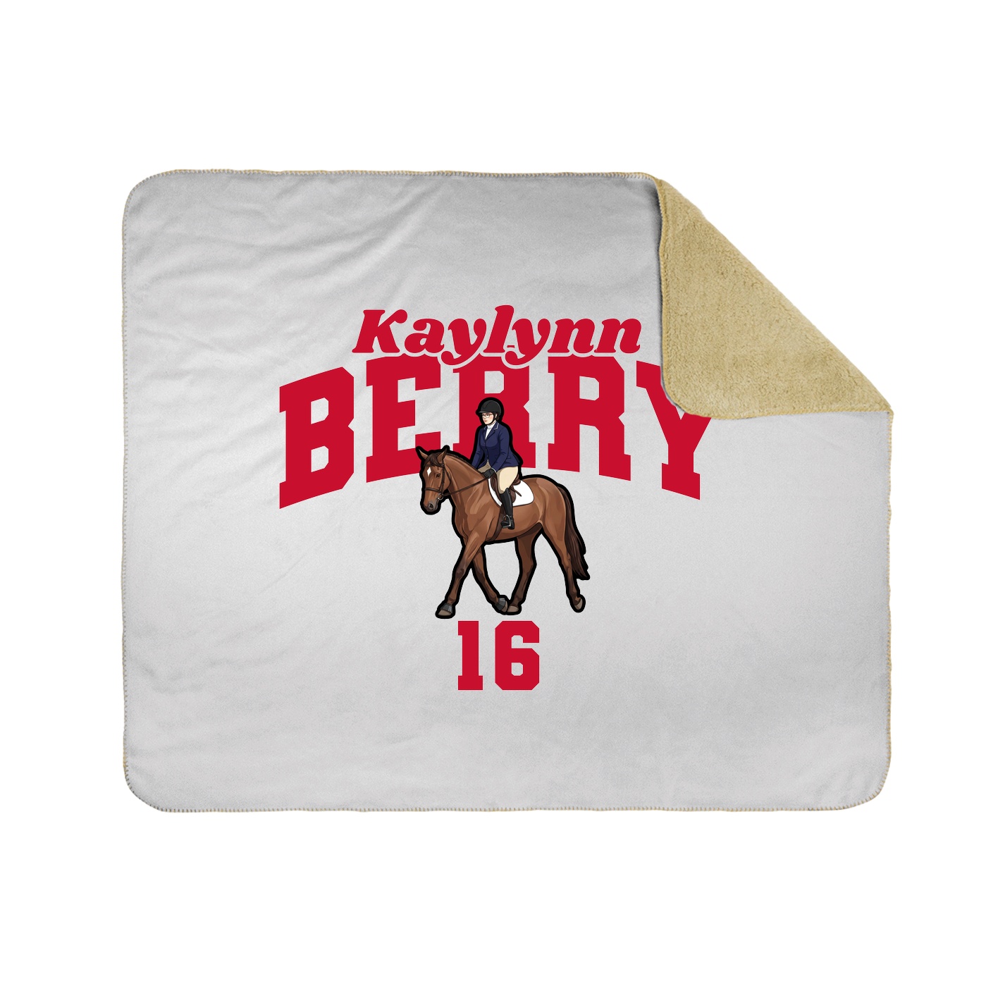 Throw Blanket — Signature Arch in White