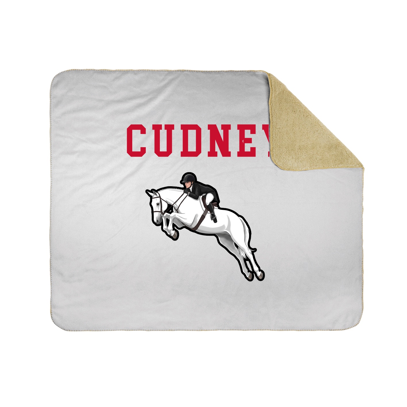Throw Blanket — Shirsey in White