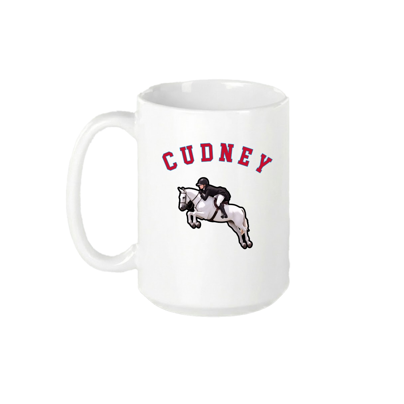 15oz Coffee Mug — Shirsey Arch in White