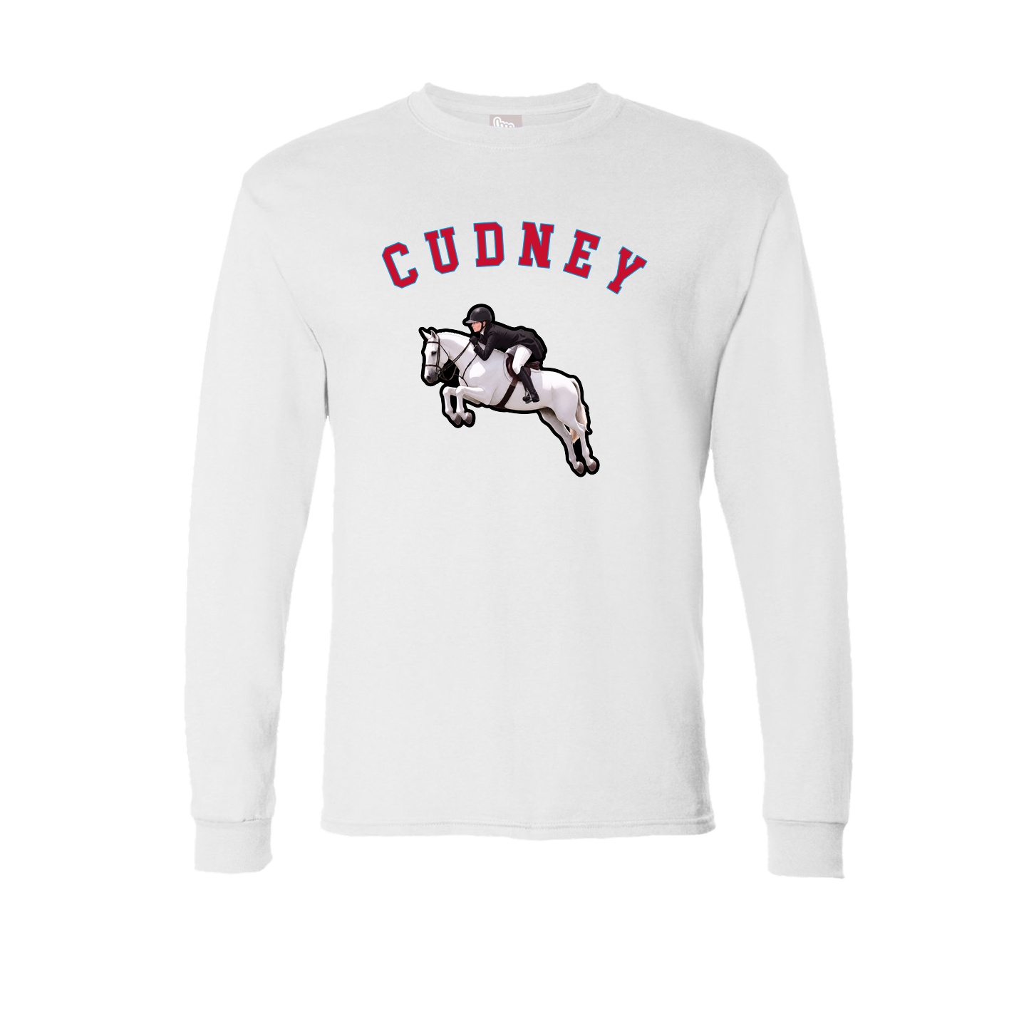 Long Sleeve Tee — Shirsey Arch in White