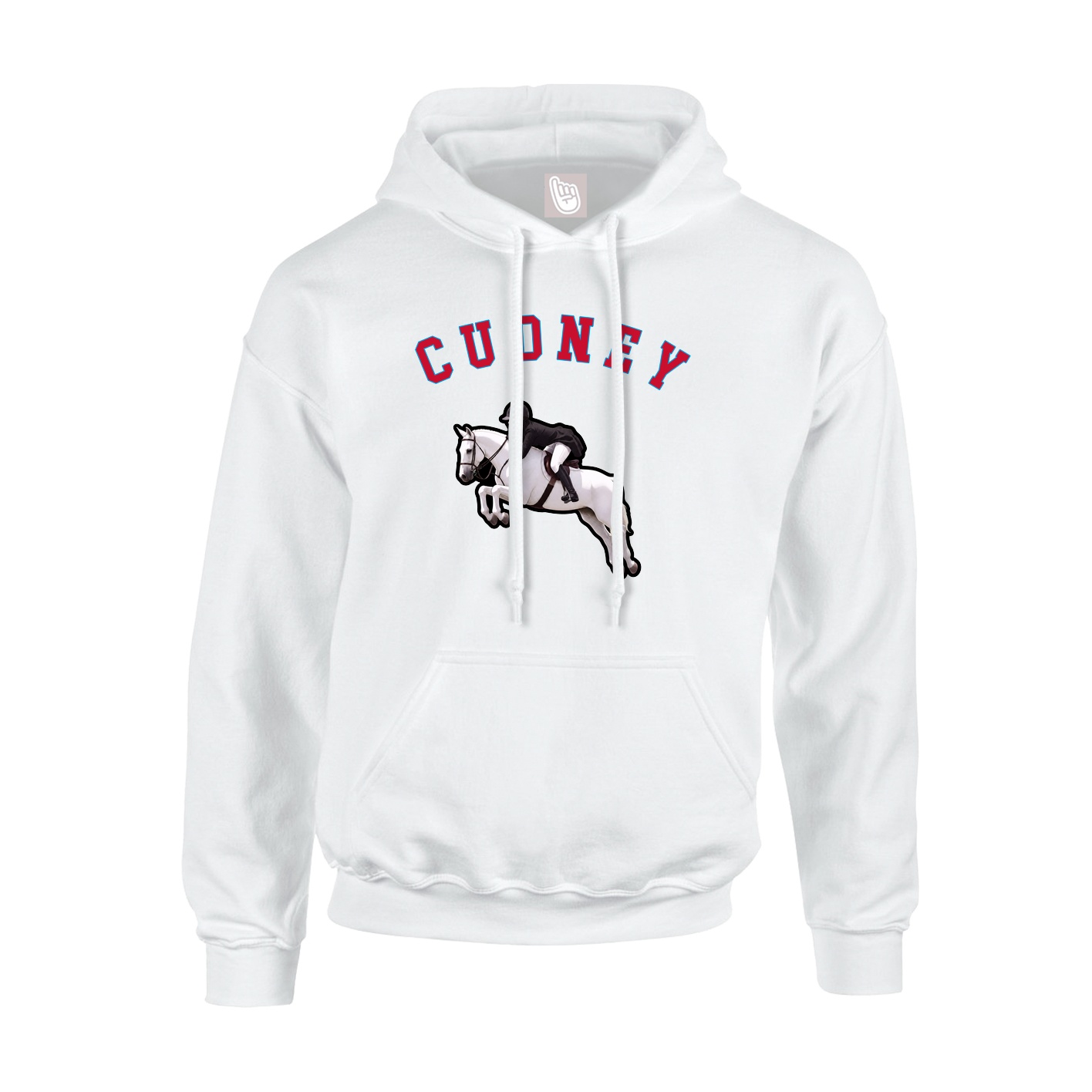 Hoodie — Shirsey Arch in White