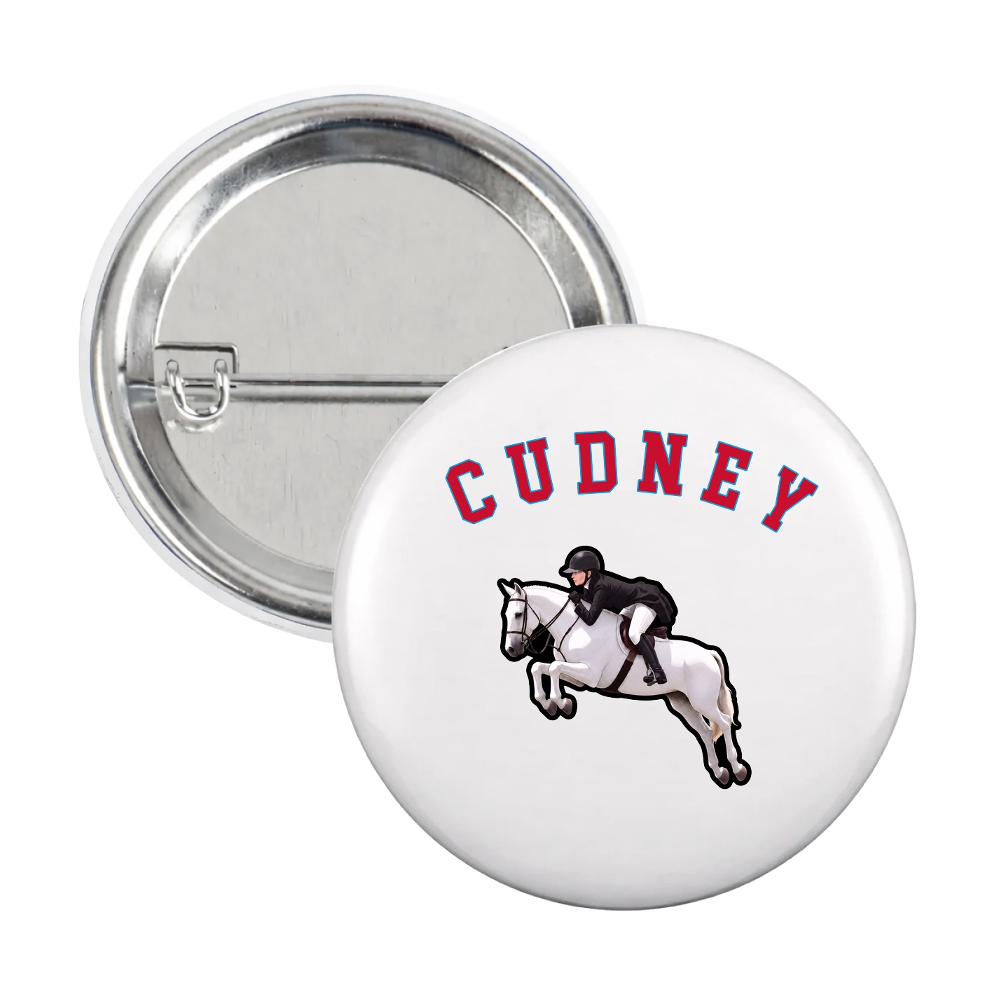 Game Day Button — Shirsey Arch in White