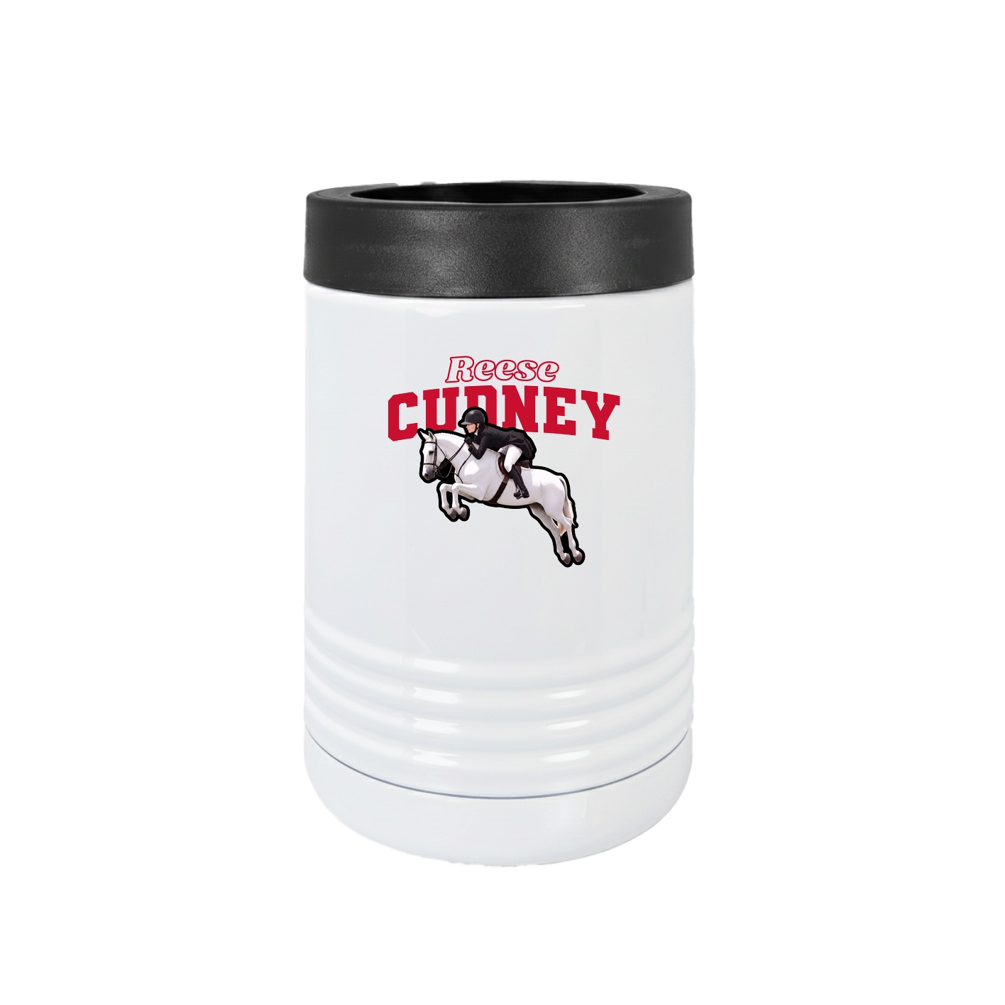 Beverage Holder — Name Arch in White