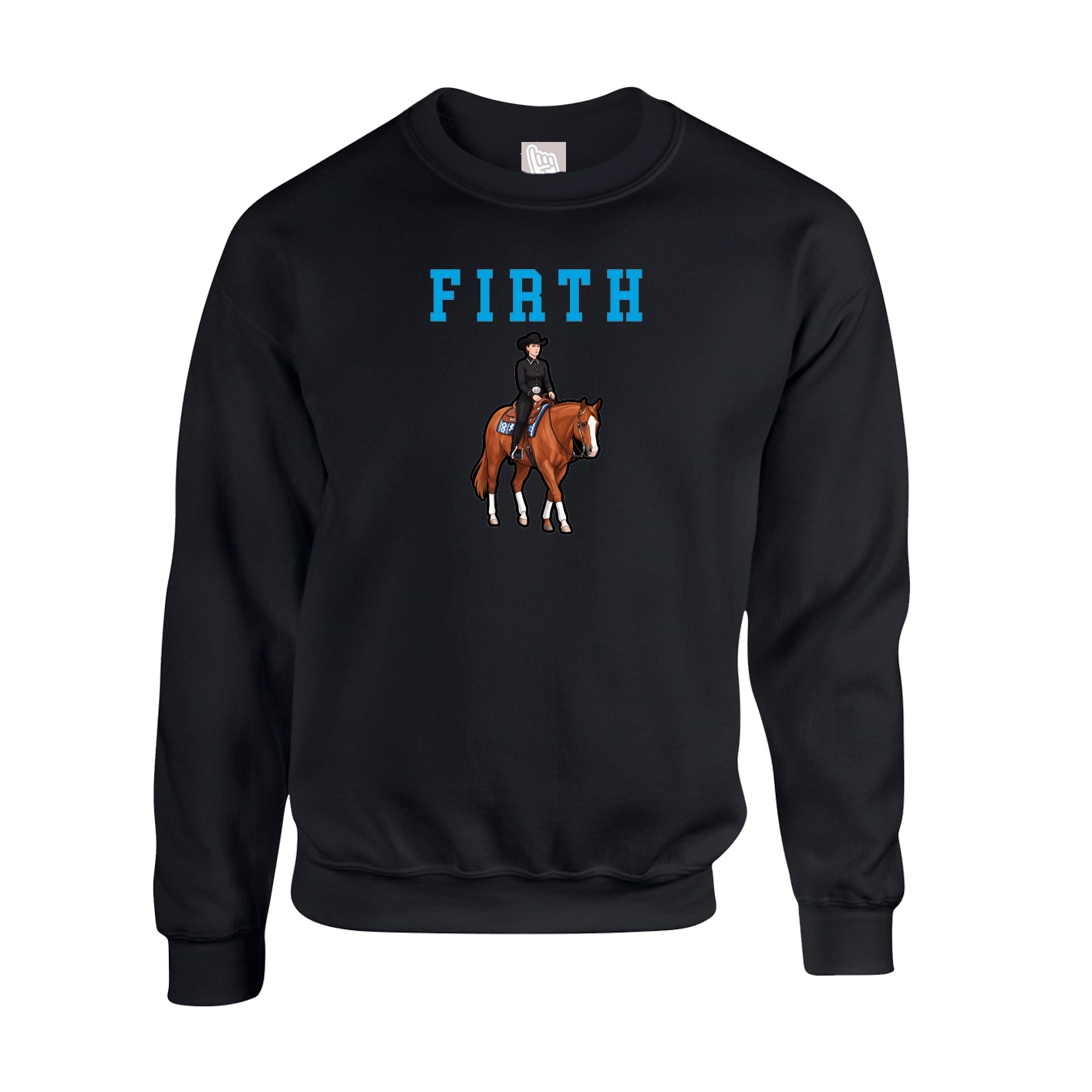 Fleece Crew — Shirsey in Black