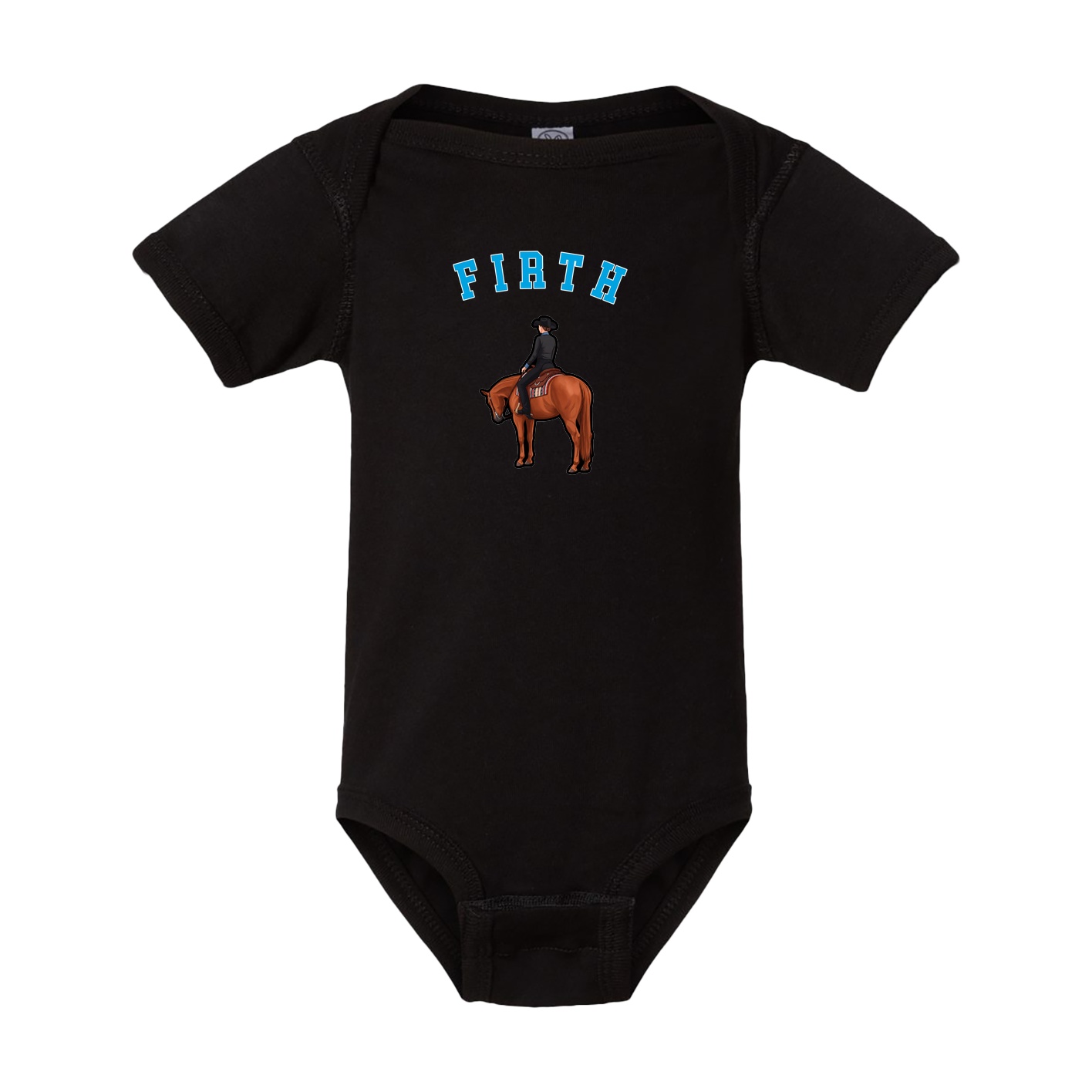 Baby Onesie — Shirsey Arch in Black
