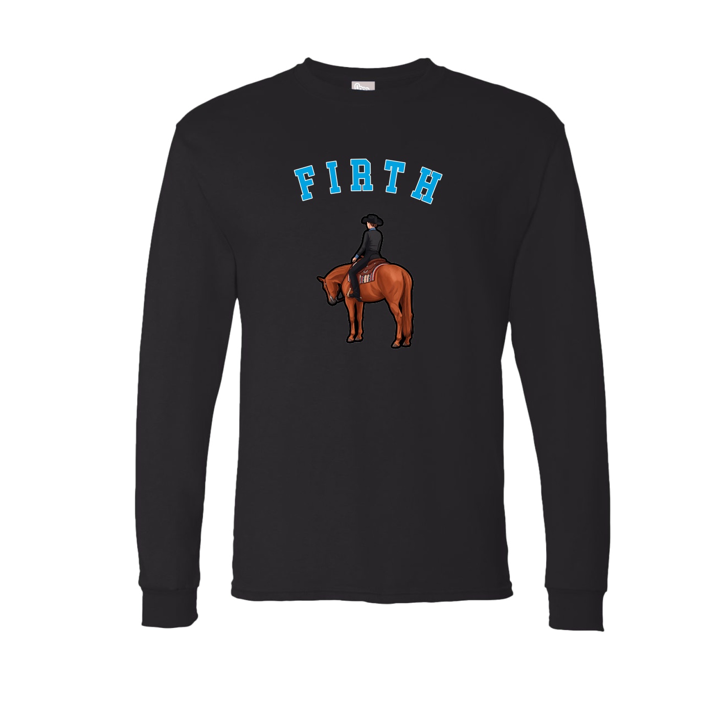 Long Sleeve Tee — Shirsey Arch in Black