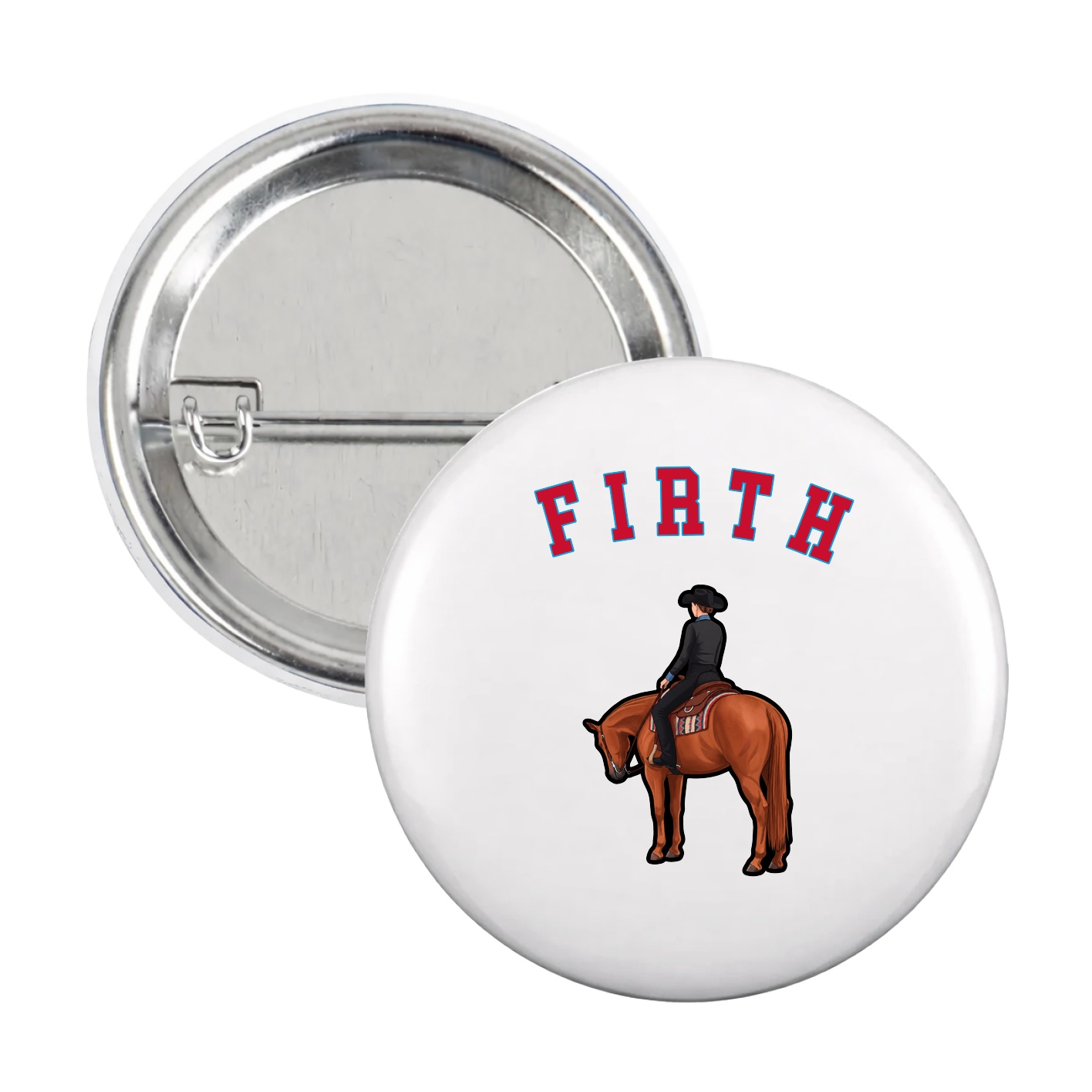 Game Day Button — Shirsey Arch in White