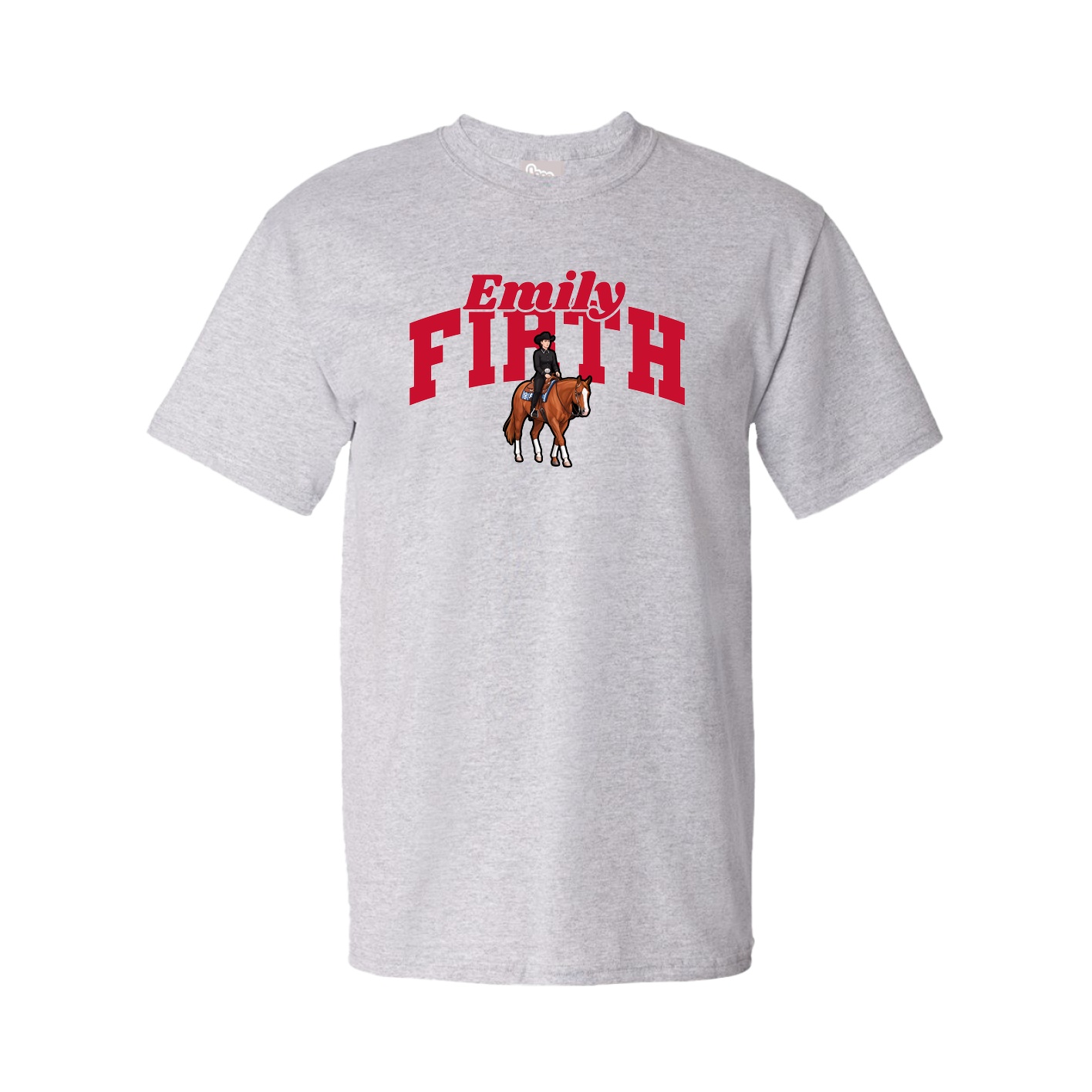 Tee — Signature Arch in Grey