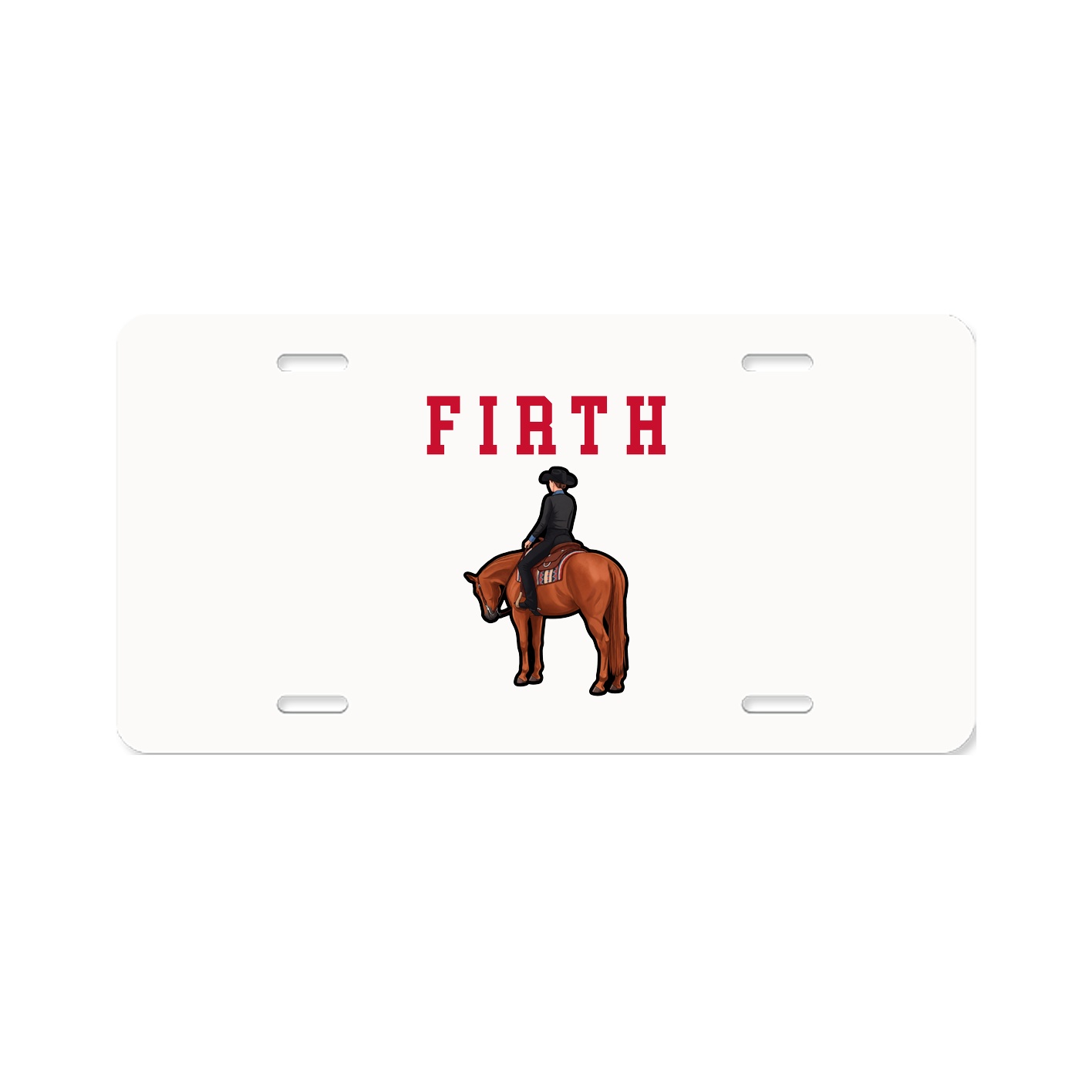 License Plate — Shirsey in Classic