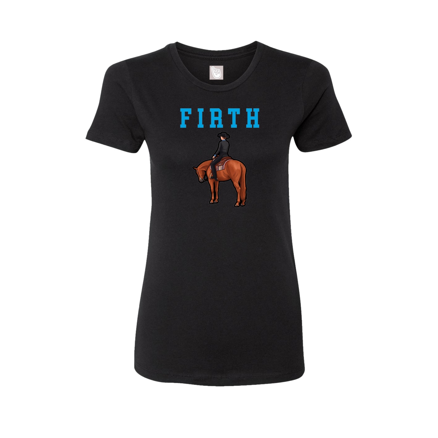 Fitted Women's Tee — Shirsey in Black