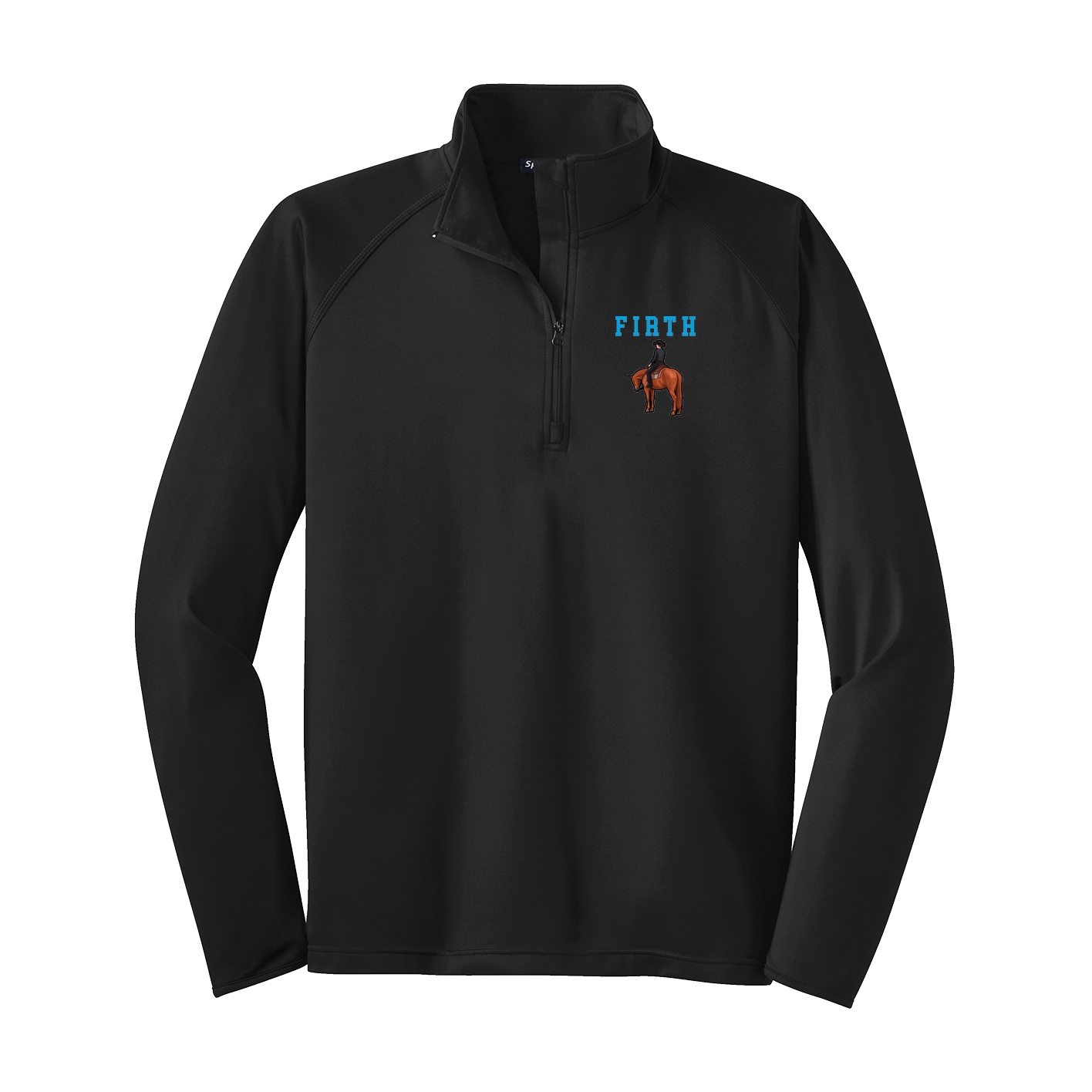Q-Zip Pullover — Shirsey in Black