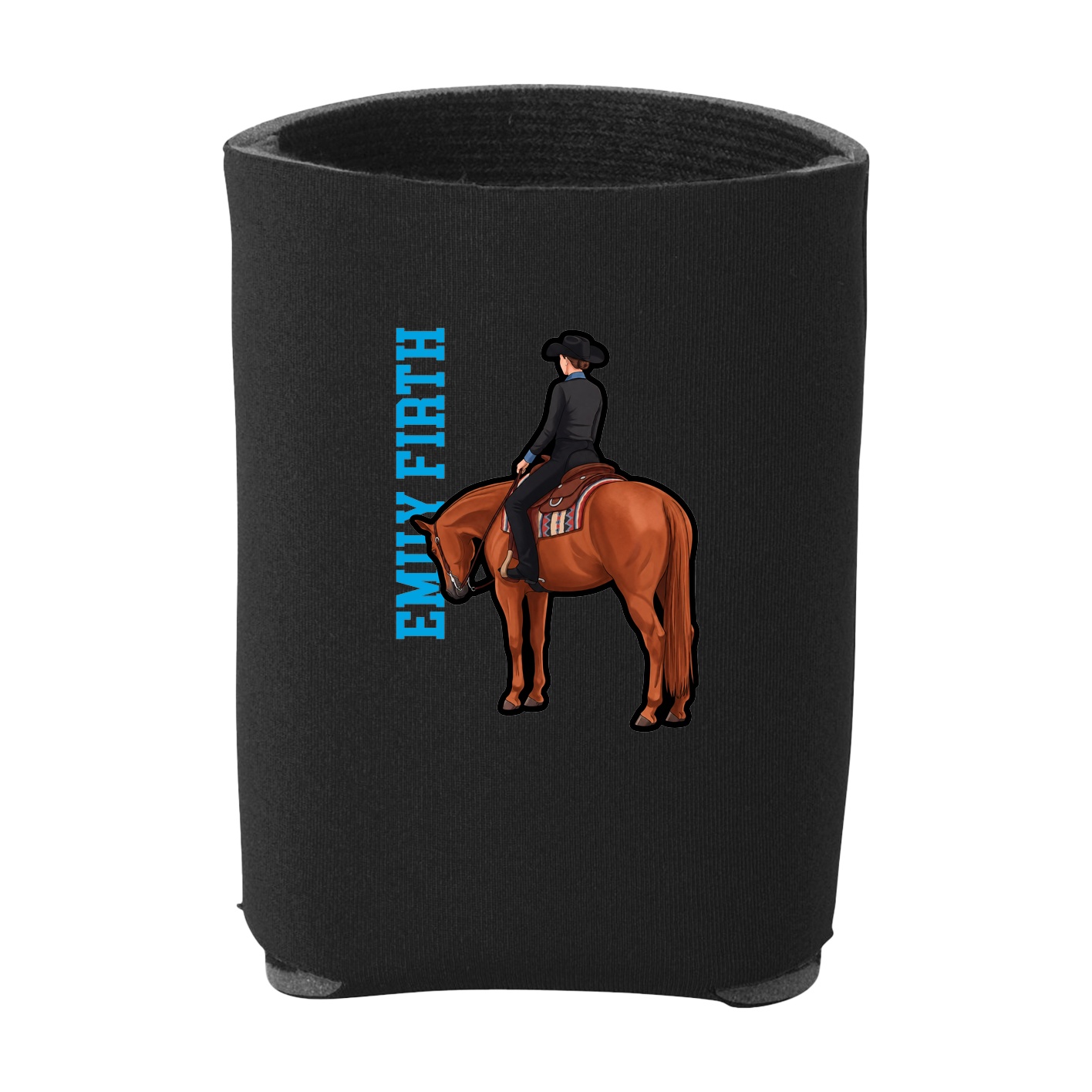 Can Holder — Name Vertical in Black