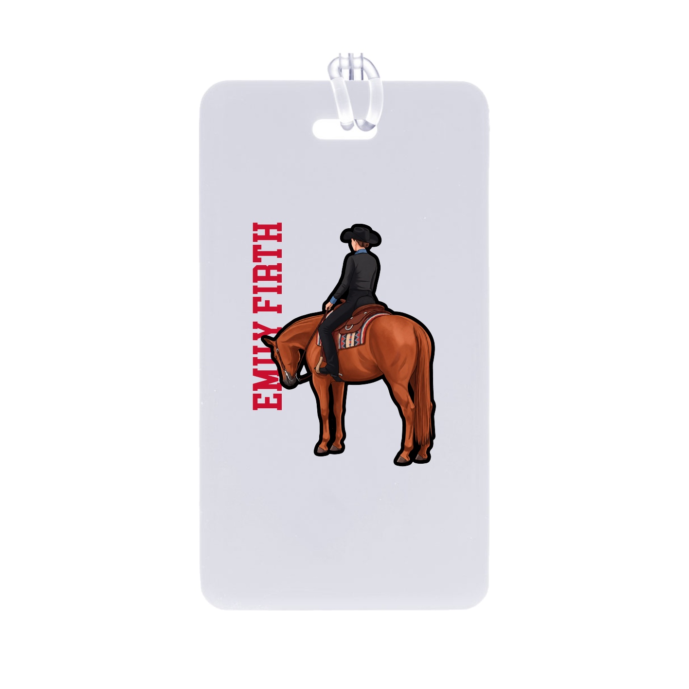Bag Tag — Name Vertical in Classic