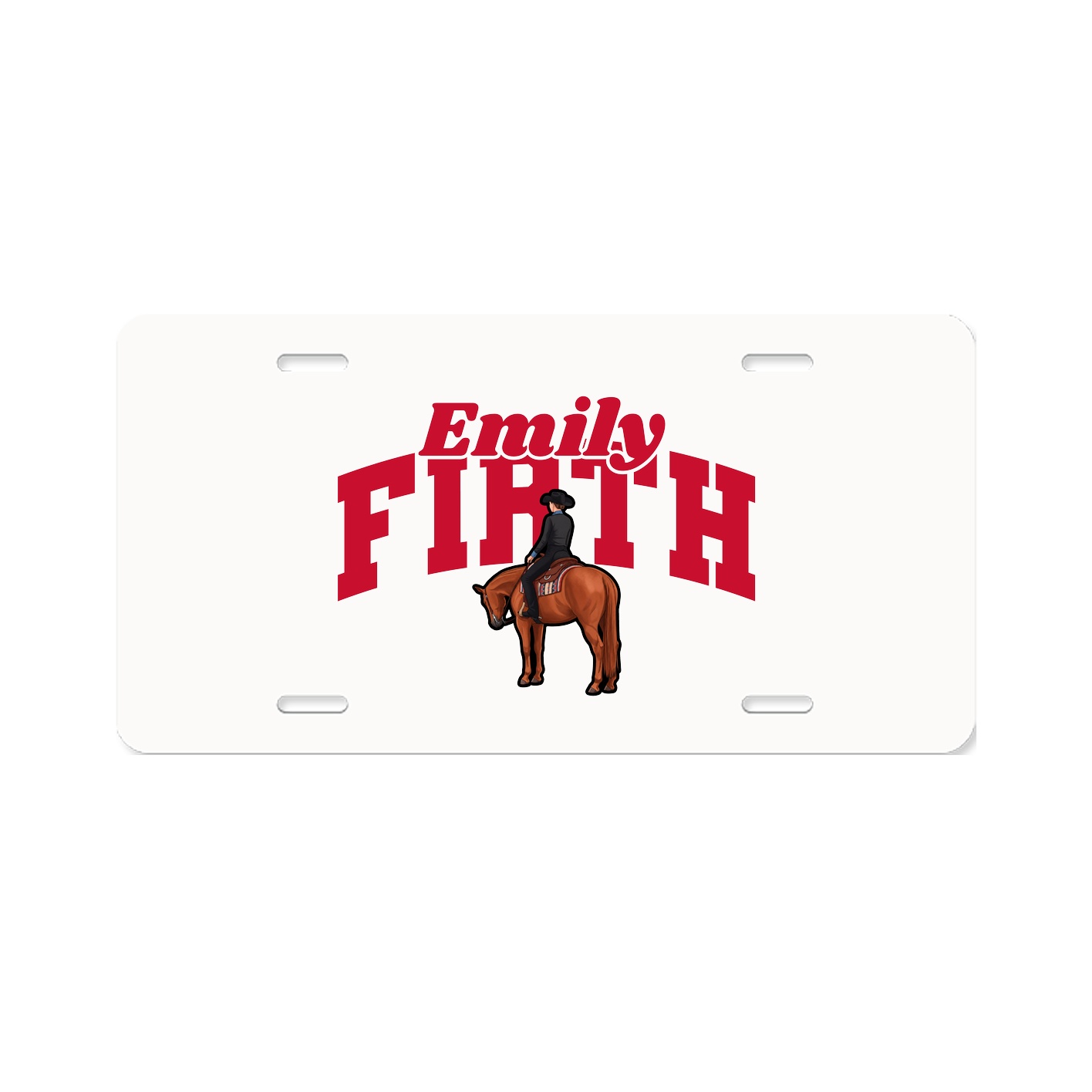 License Plate — Signature Arch in Classic